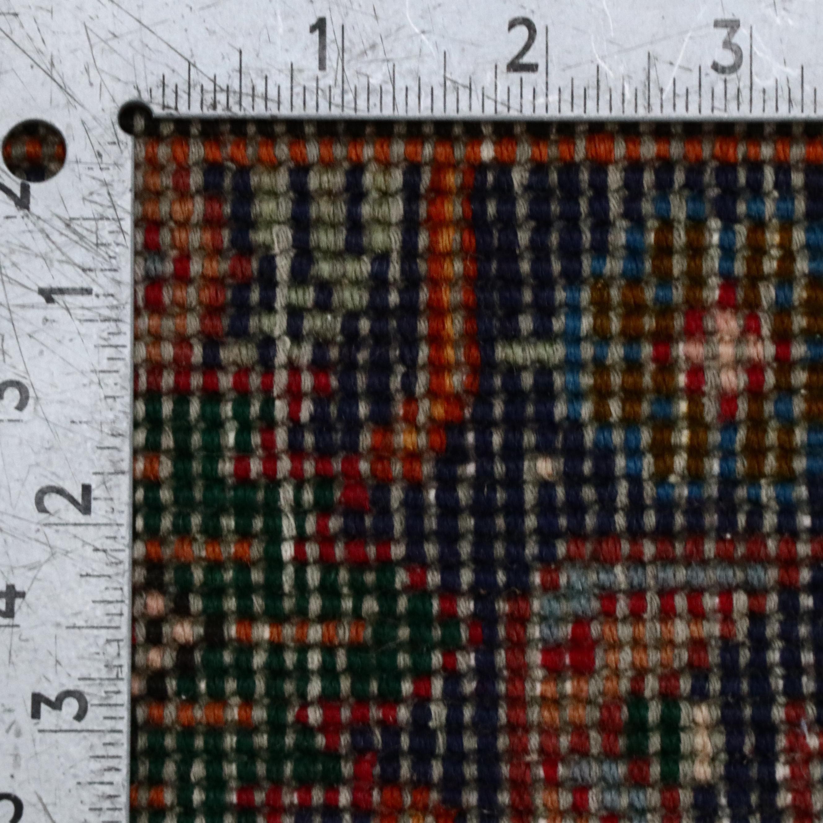 8' x 11'5 Hand-Knotted Persian Heriz Area Rug