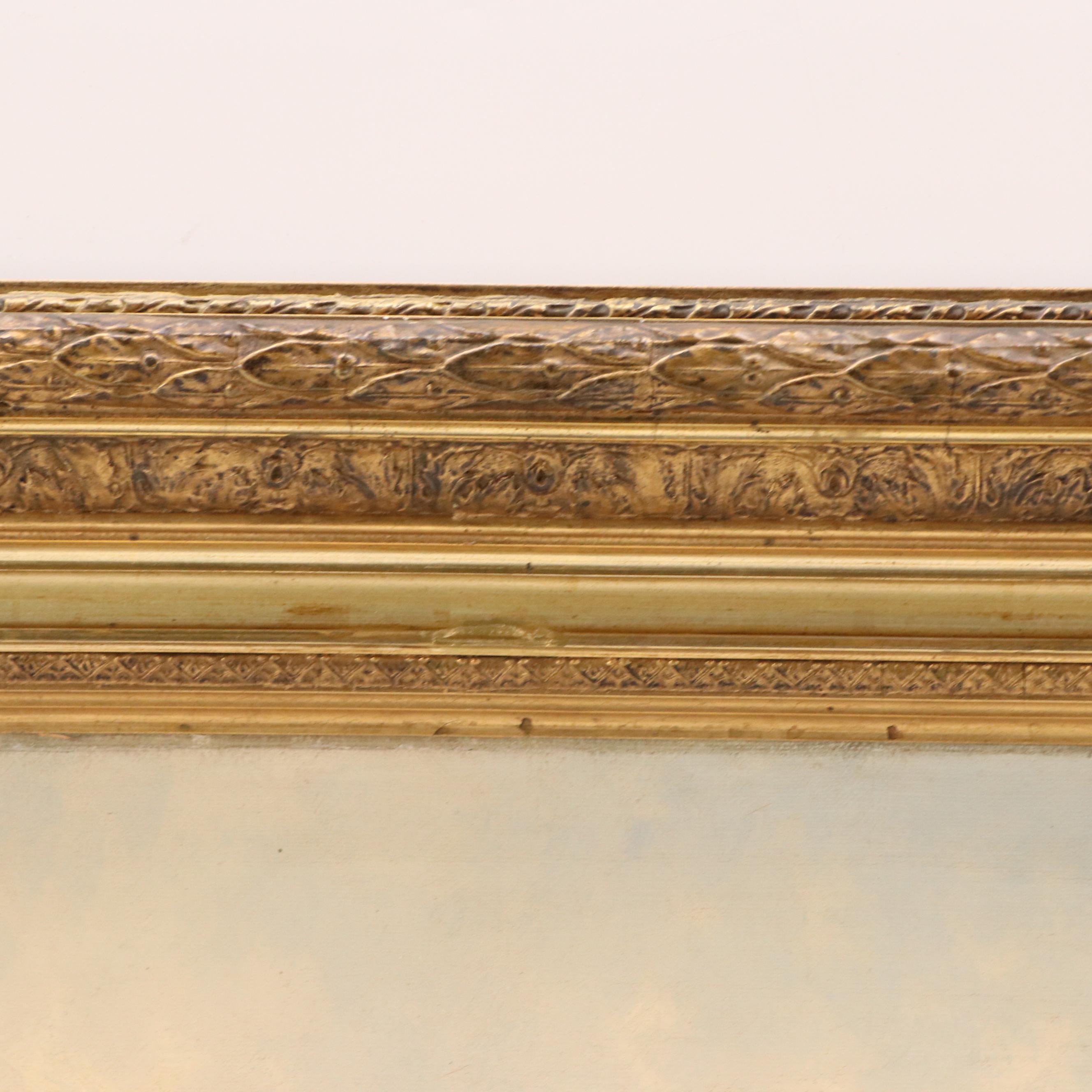 Northern European Lake Landscape Oil Painting, Late 19th Century