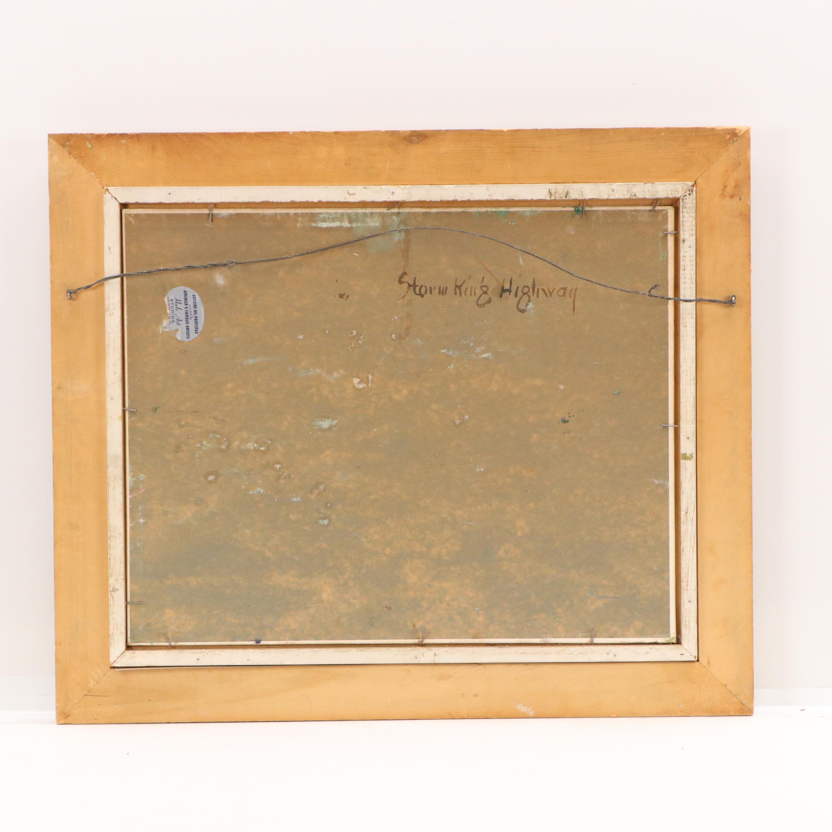 Gaile Landscape Oil Painting "Storm King Highway"