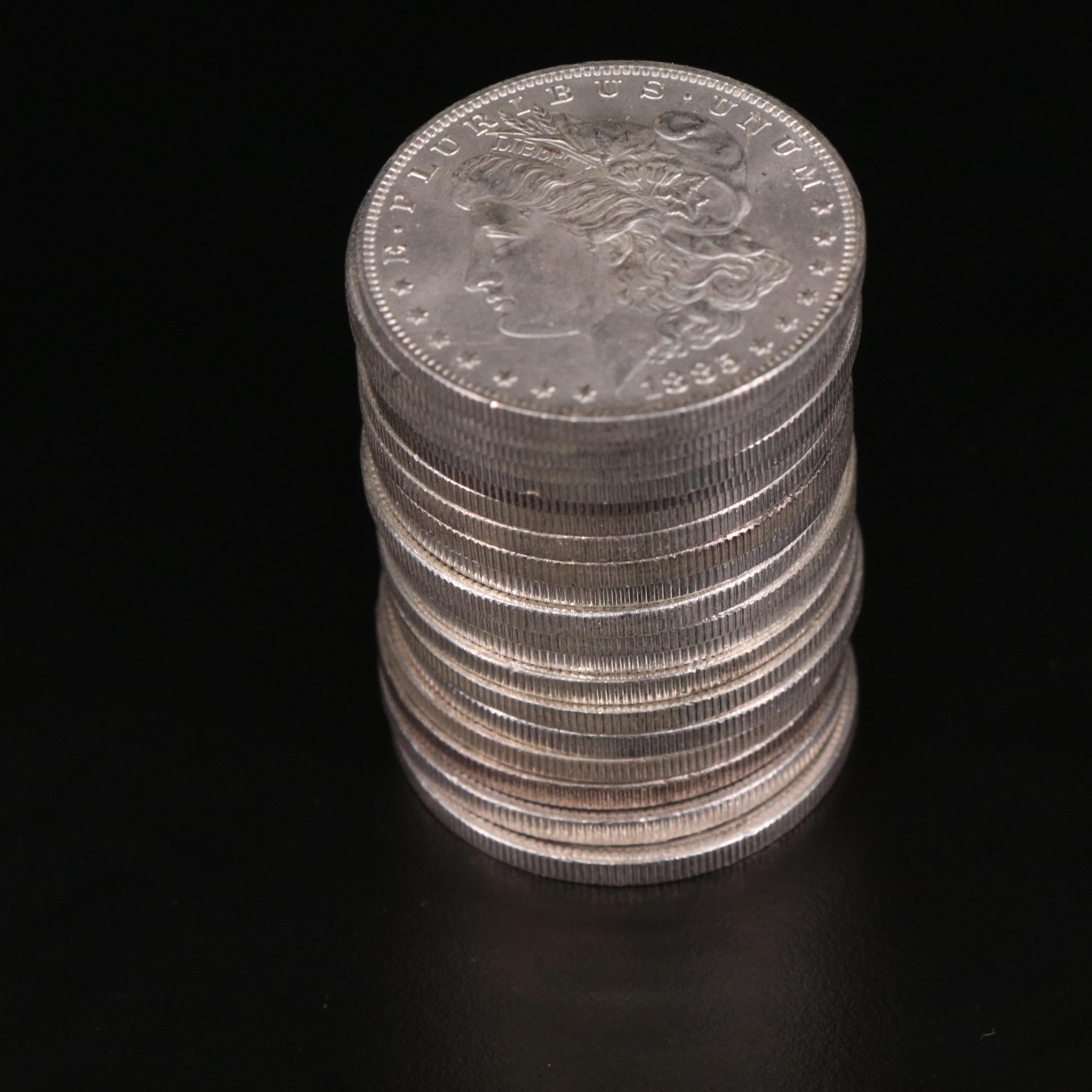Roll of Twenty 1885-O Morgan Silver Dollars
