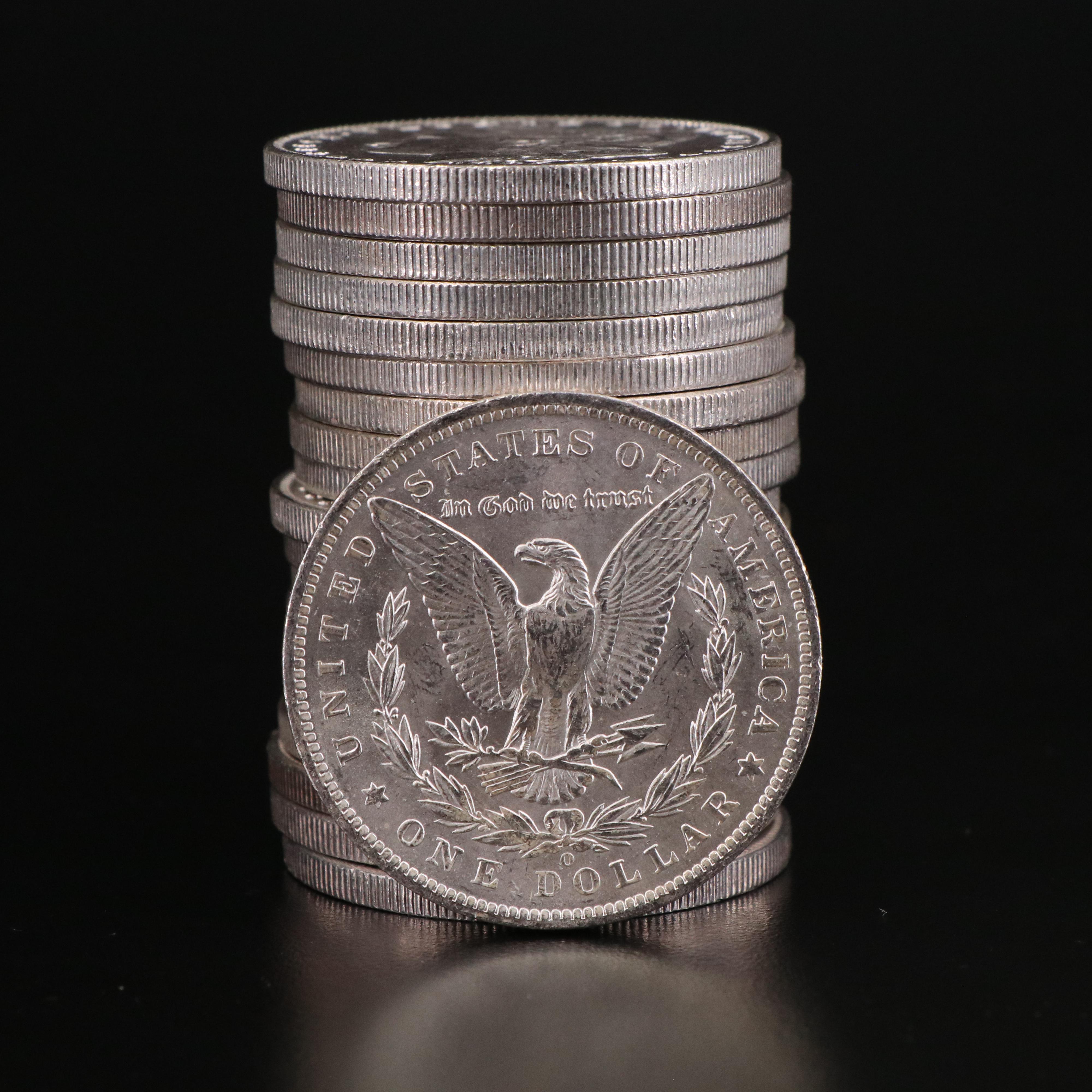 Roll of Twenty 1885-O Morgan Silver Dollars