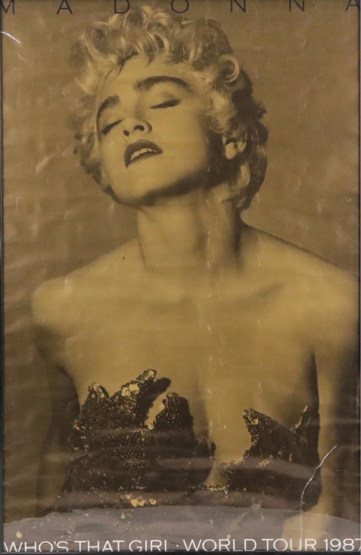 Madonna Concert Posters Including "Madonna - Whose That Girl World Tour 1987"