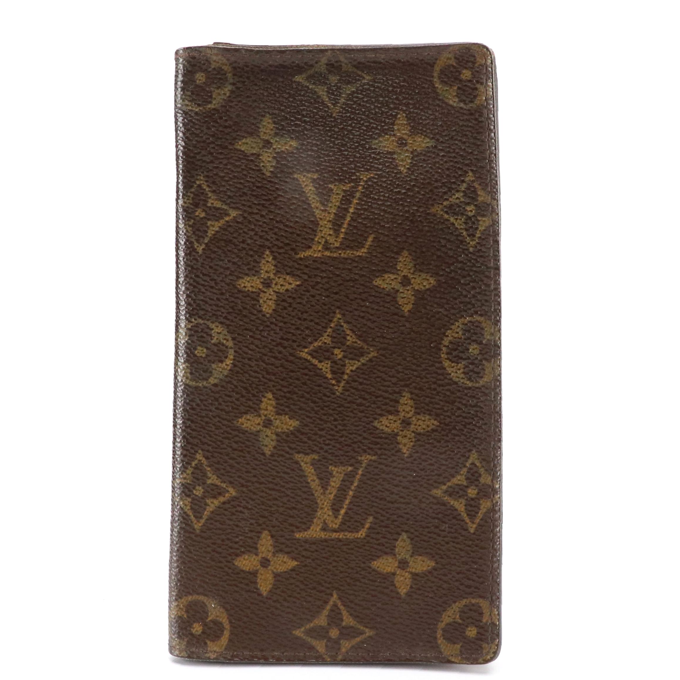 Louis Vuitton Checkbook Wallet in Monogram Canvas