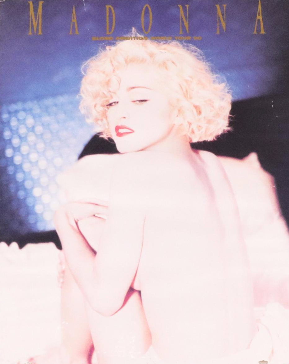 Madonna Concert Posters Including "Madonna - Whose That Girl World Tour 1987"