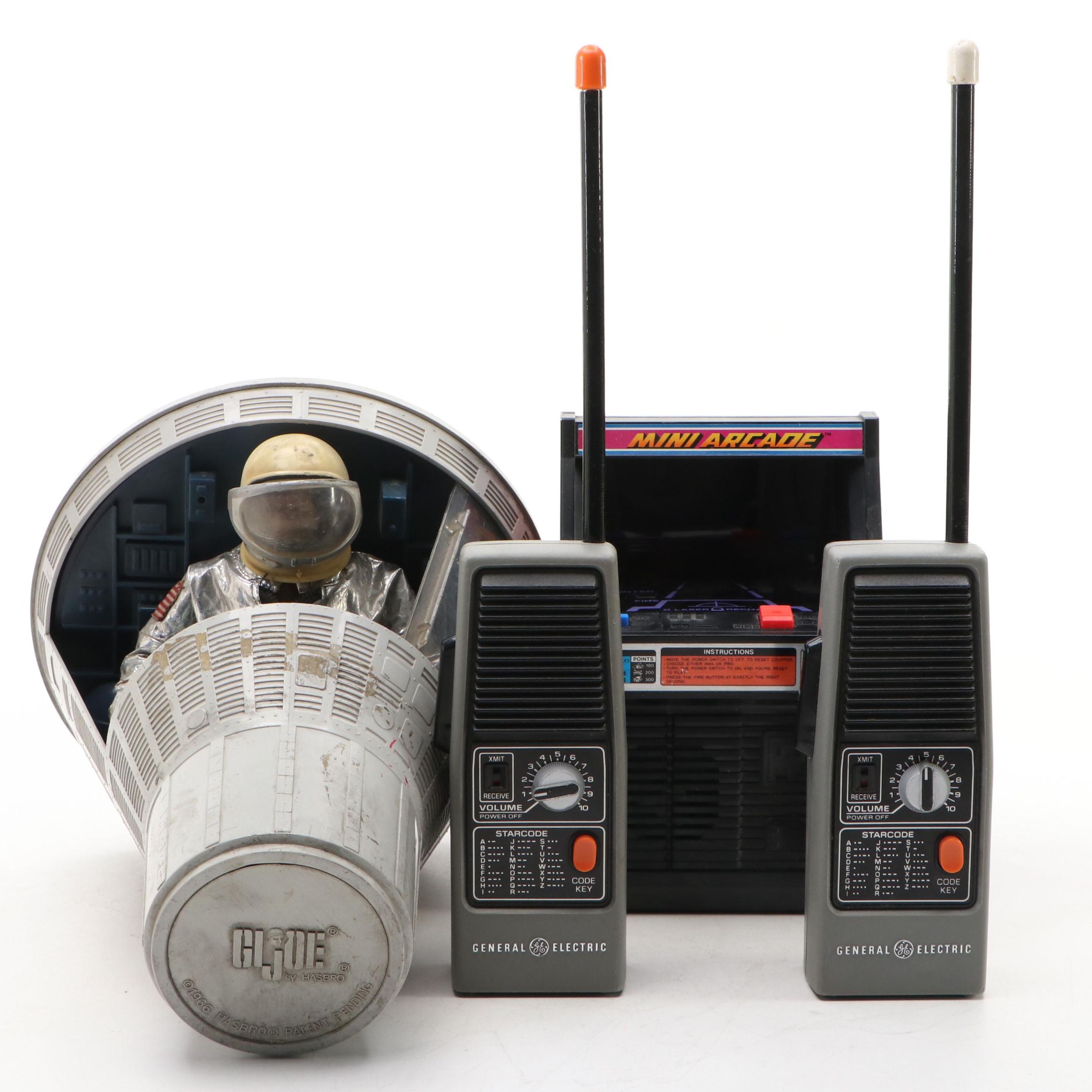 G.I. Joe Astronaut in Space Capsule with Other Electronic Toys