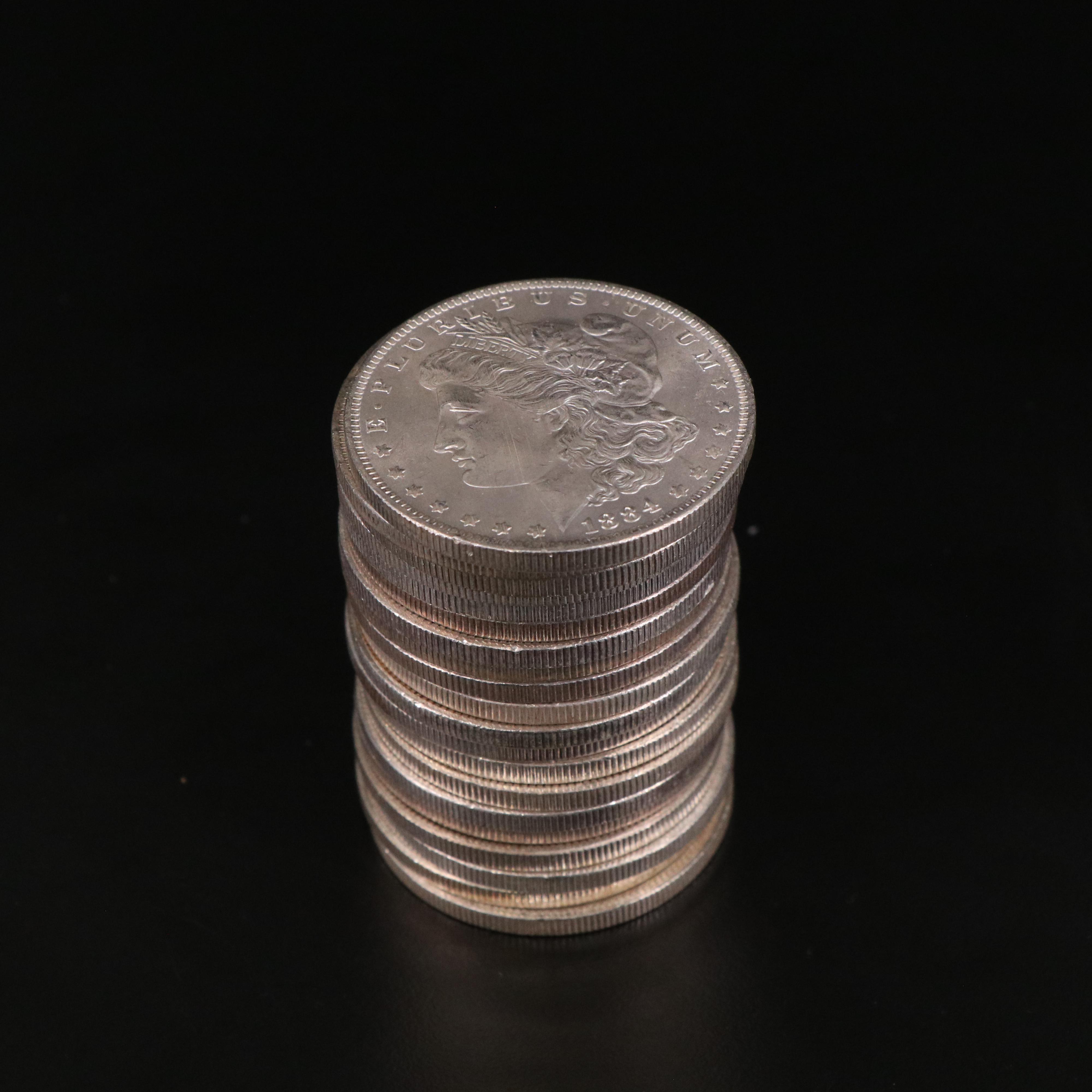 Roll of 20 Uncirculated 1884-O Morgan Silver Dollars