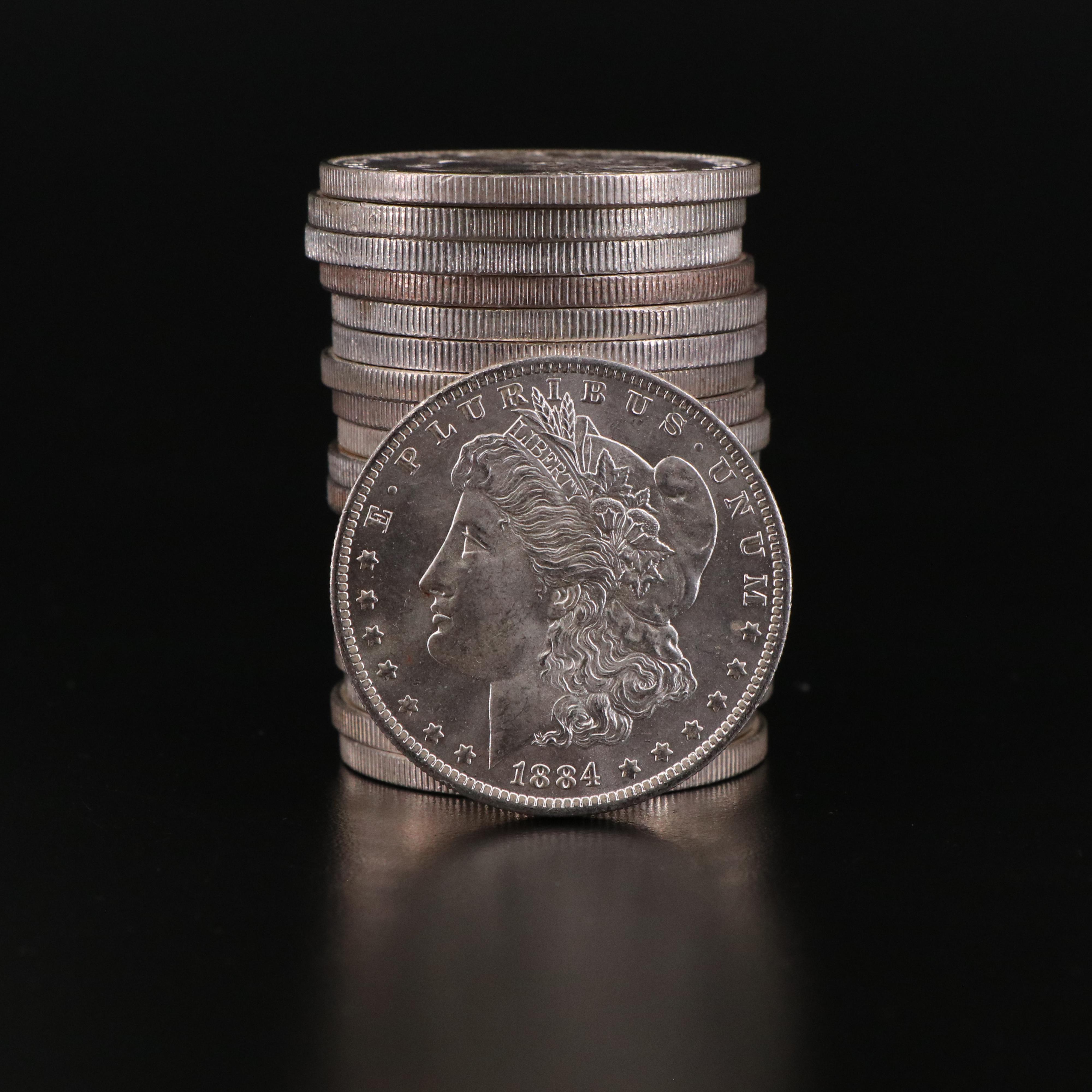 Roll of 20 Uncirculated 1884-O Morgan Silver Dollars