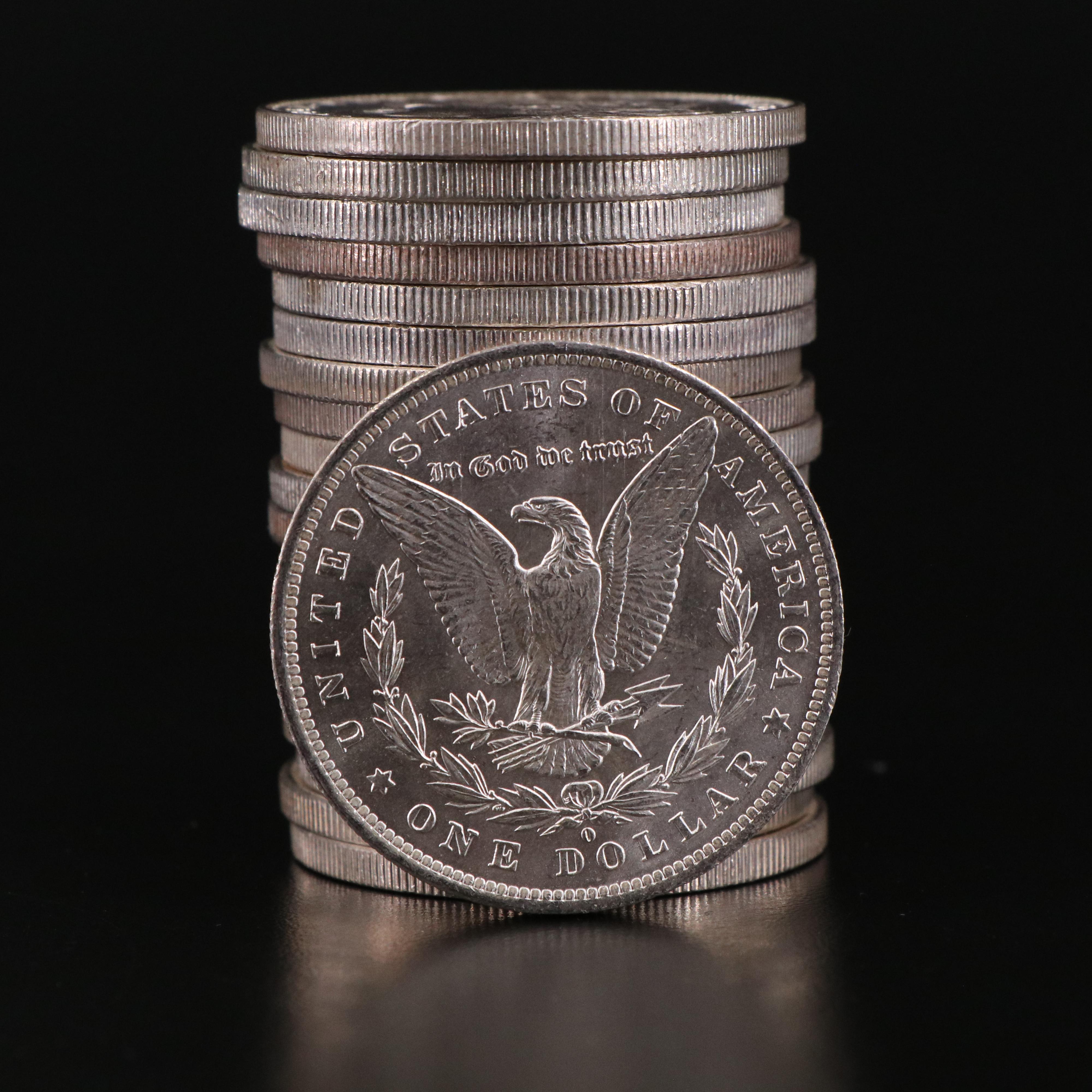Roll of 20 Uncirculated 1884-O Morgan Silver Dollars