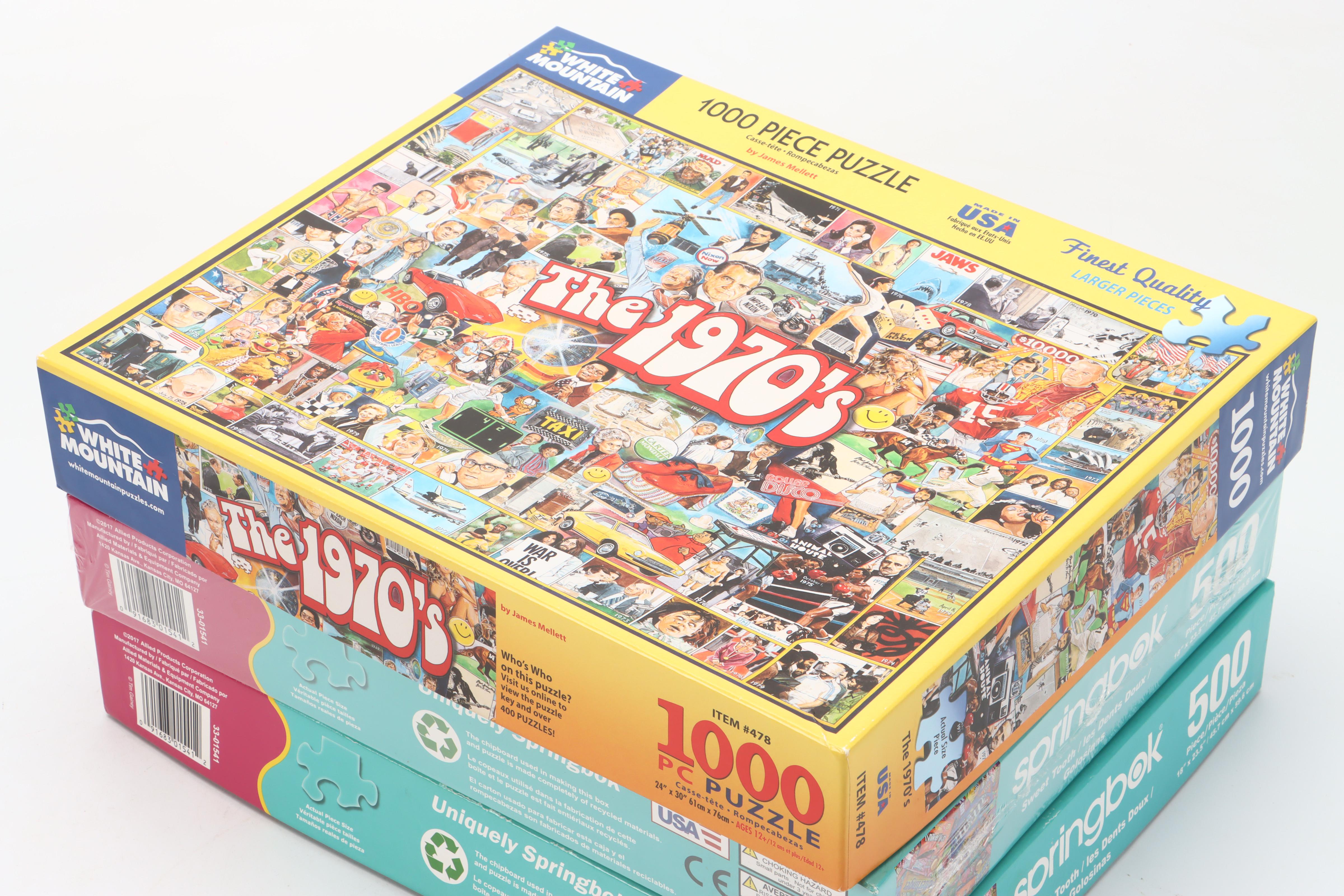 Springbok "Groovy Records" and More Jigsaw Puzzles