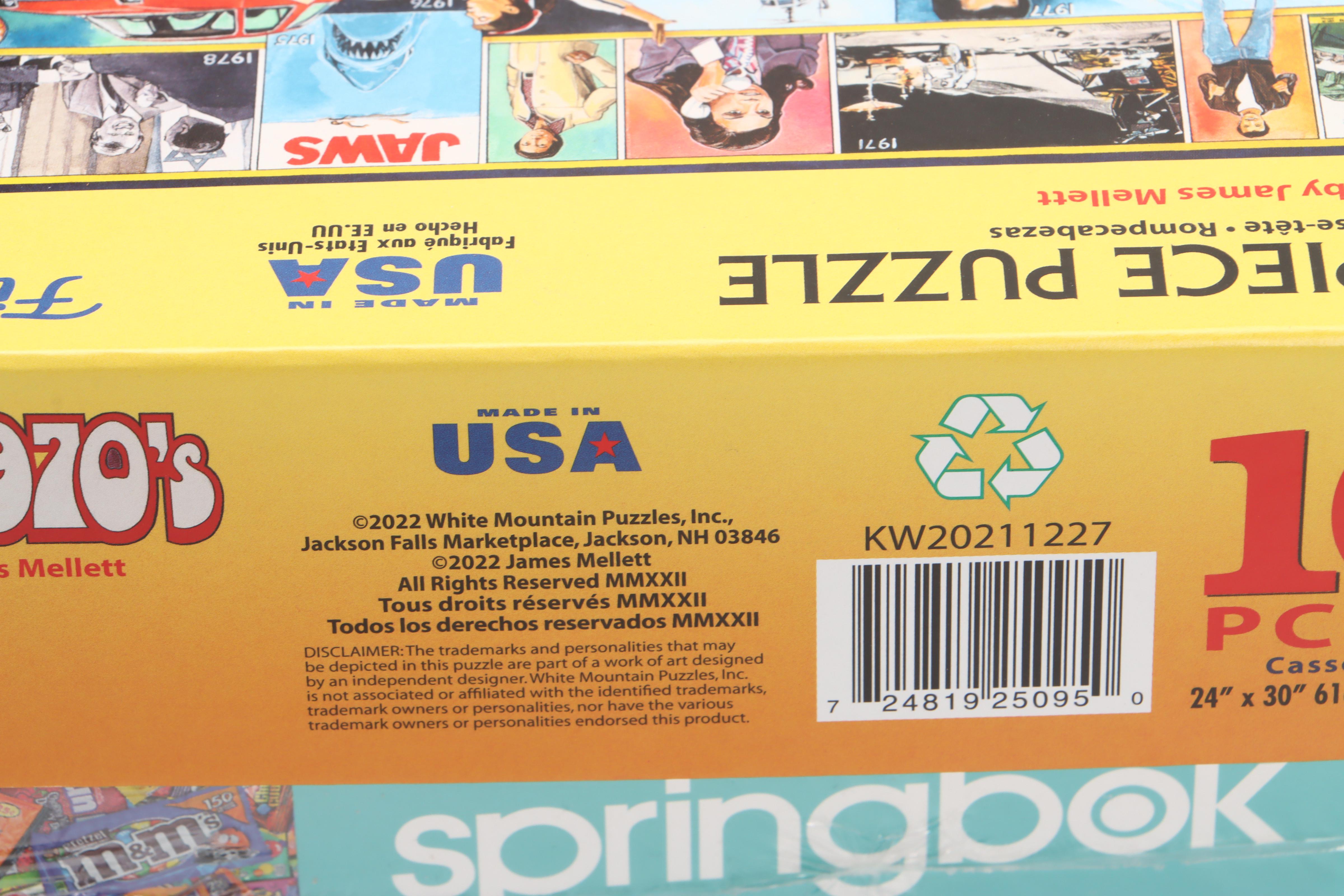 Springbok "Groovy Records" and More Jigsaw Puzzles