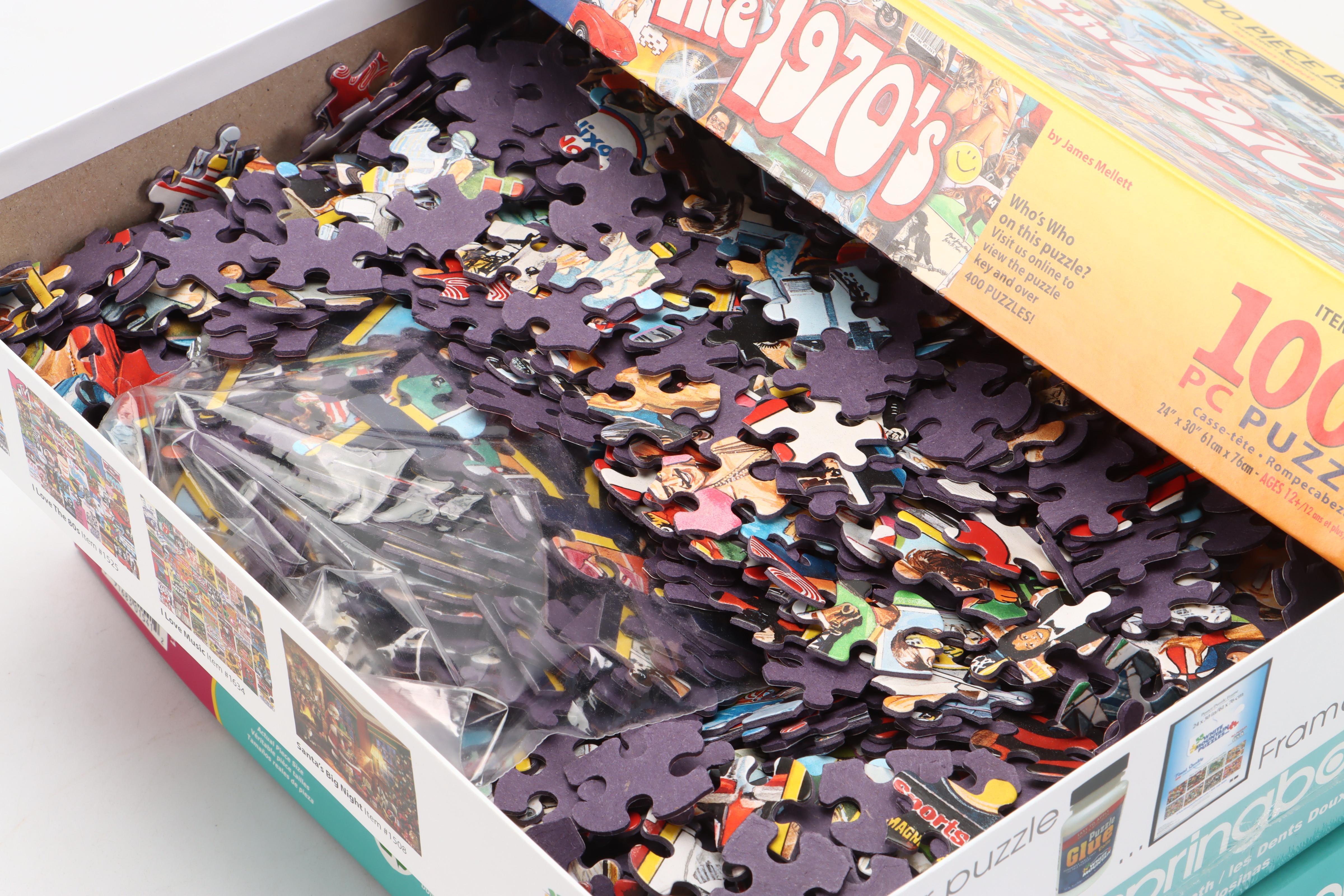 Springbok "Groovy Records" and More Jigsaw Puzzles