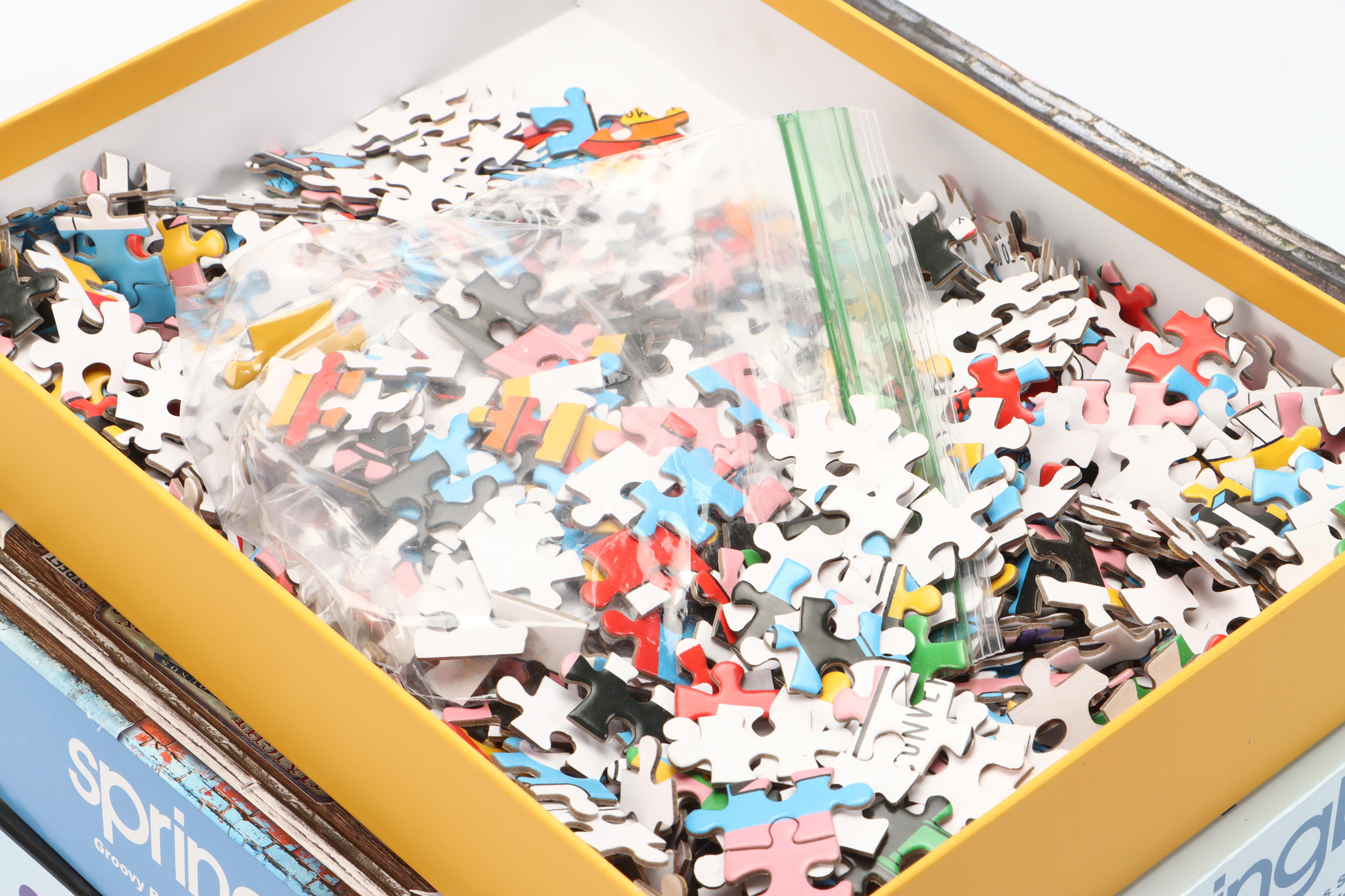 Springbok "Groovy Records" and More Jigsaw Puzzles