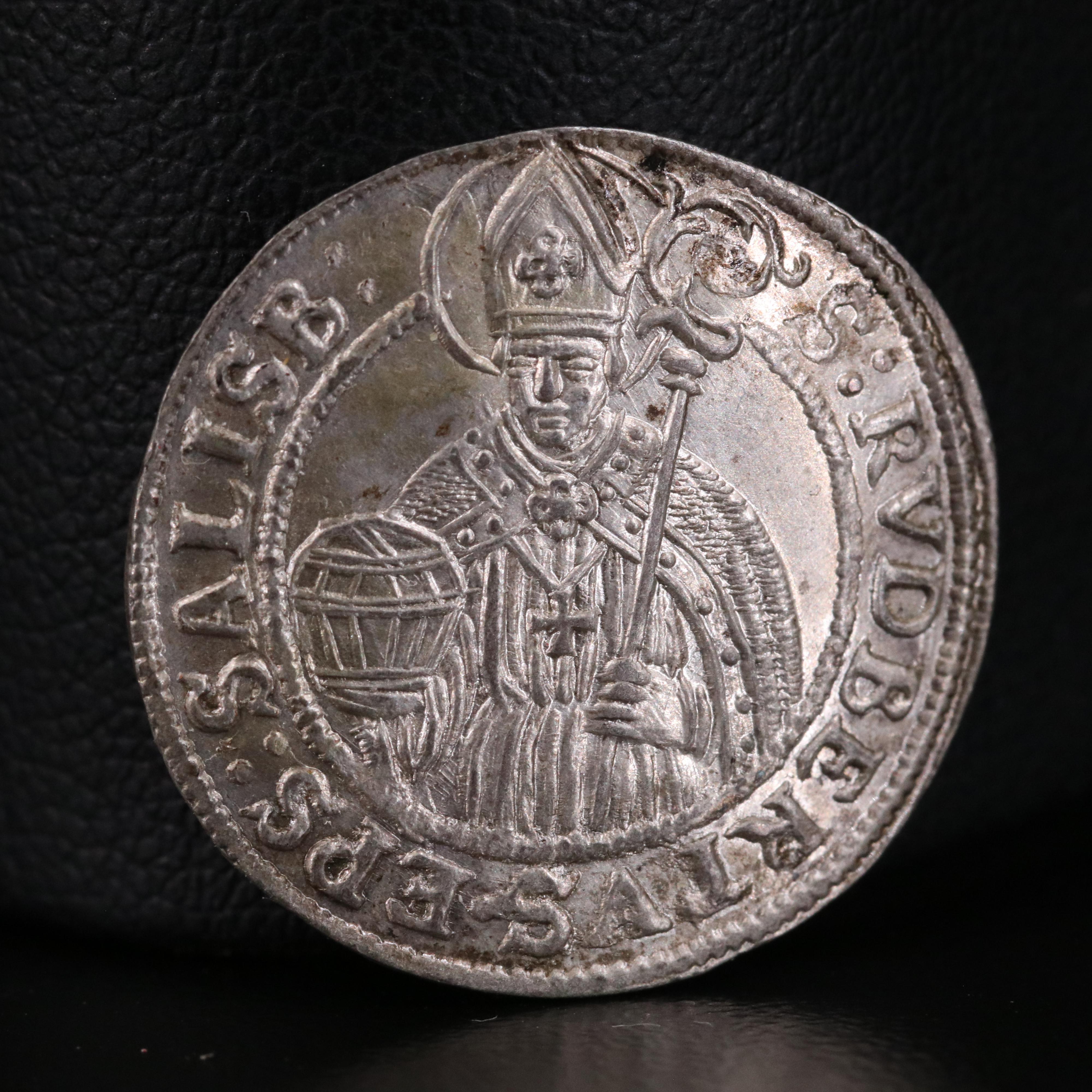 1690 Salzburg Silver Three Kreuzer for Johann Ernest