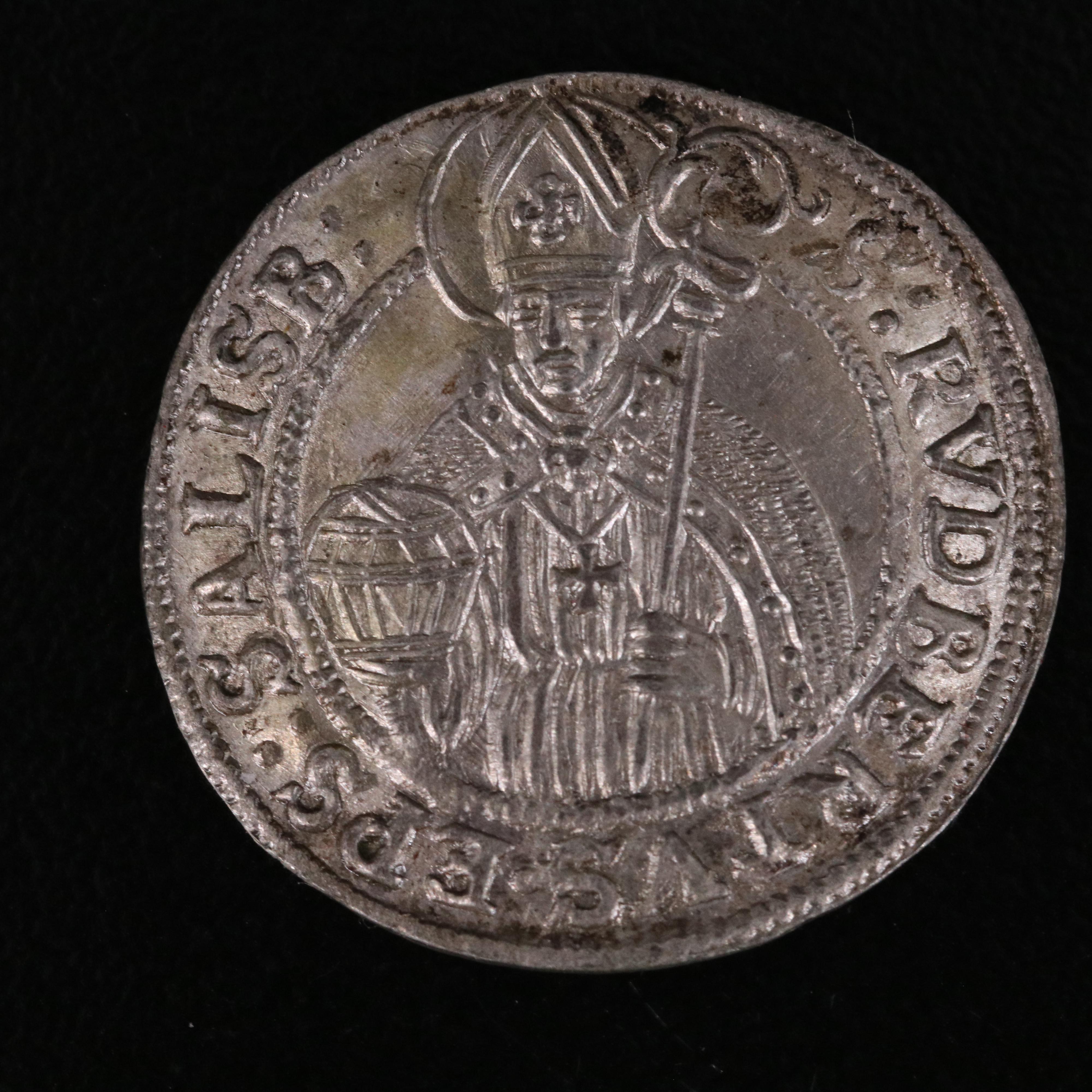 1690 Salzburg Silver Three Kreuzer for Johann Ernest