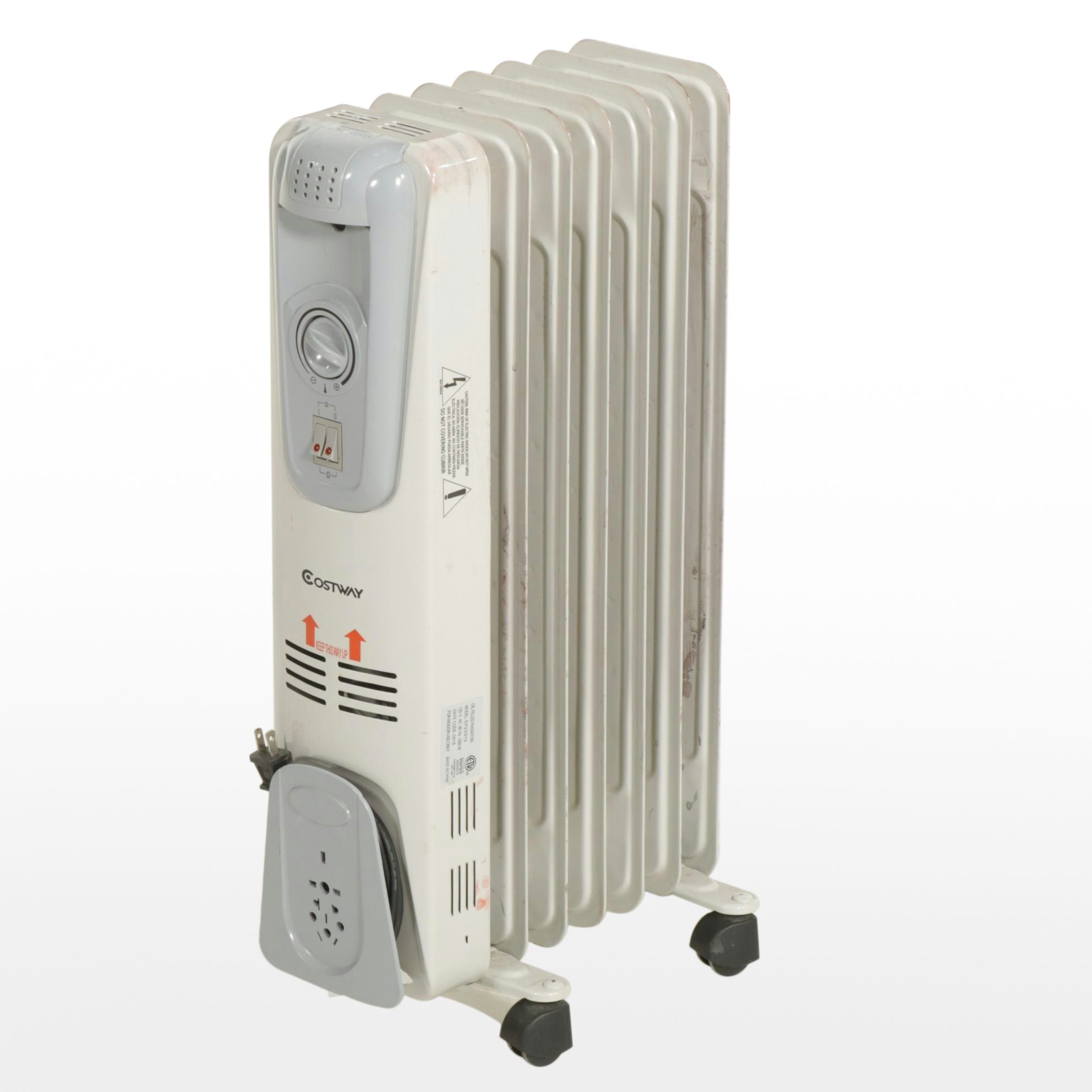Costway Portable Oil Filled Space Heater