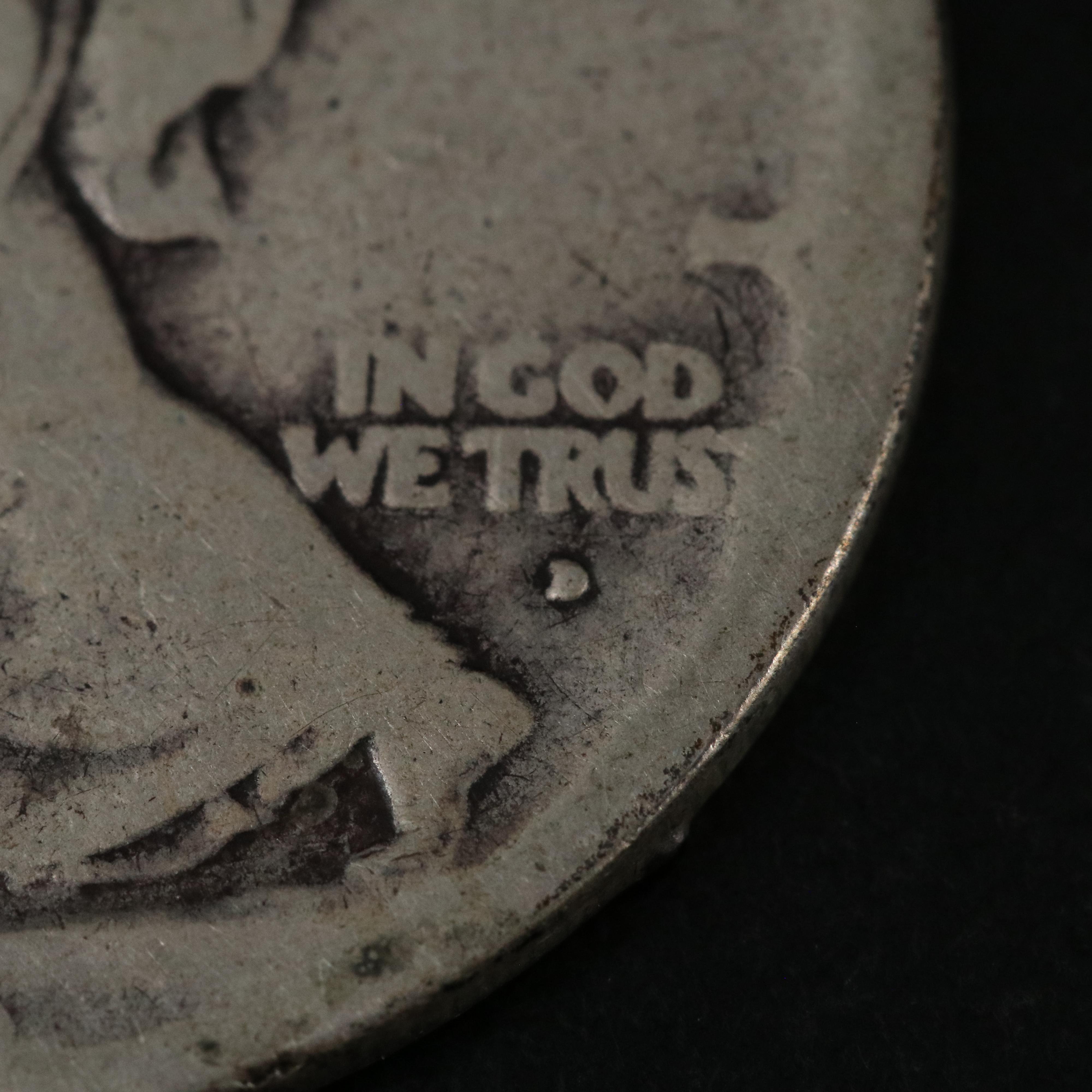 3 Walking Liberty Half Dollars, Obverse Mint Marks 1916-D, 1916-S, and 1917-S