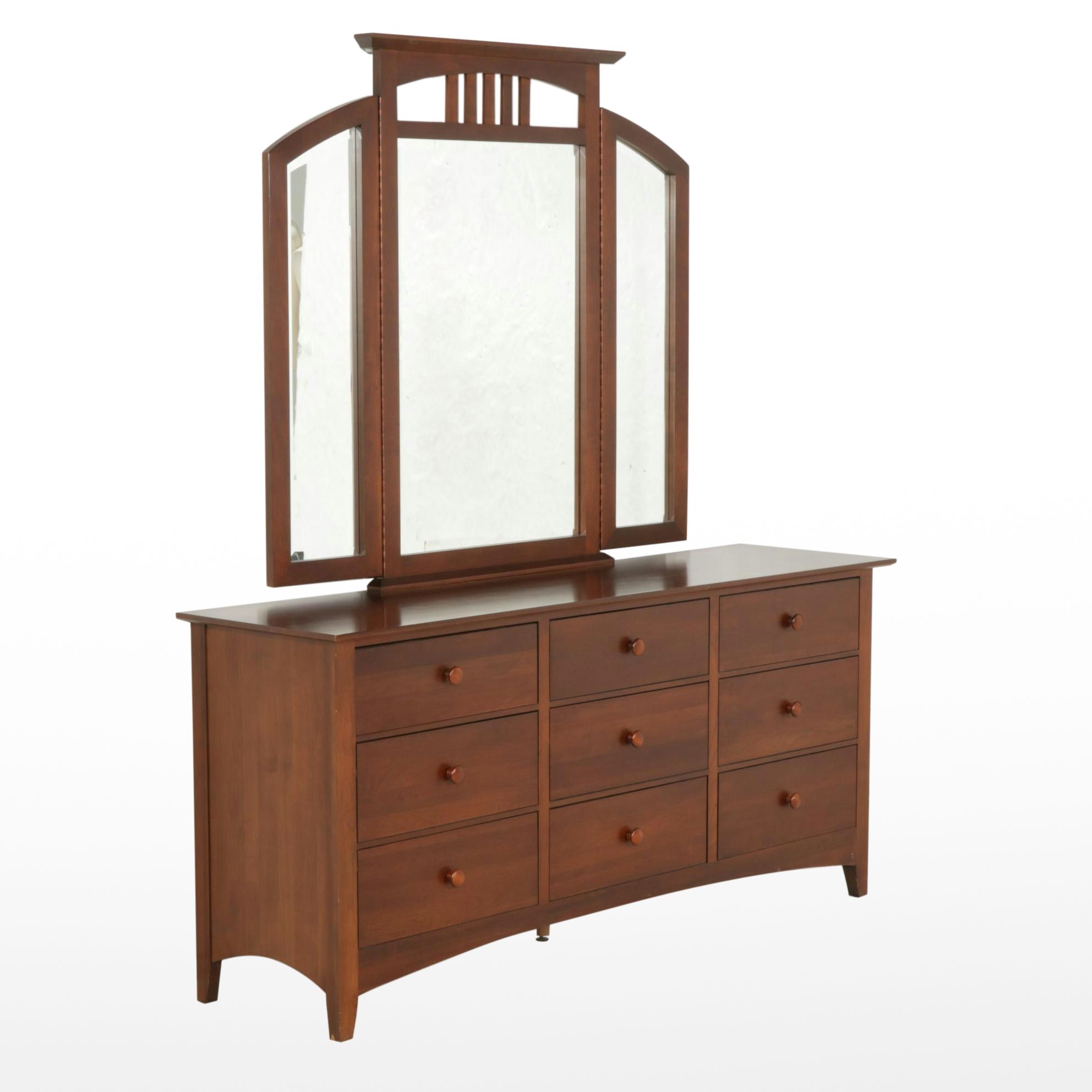 Kincaid Gathering House Mission Style Dresser with Mirror