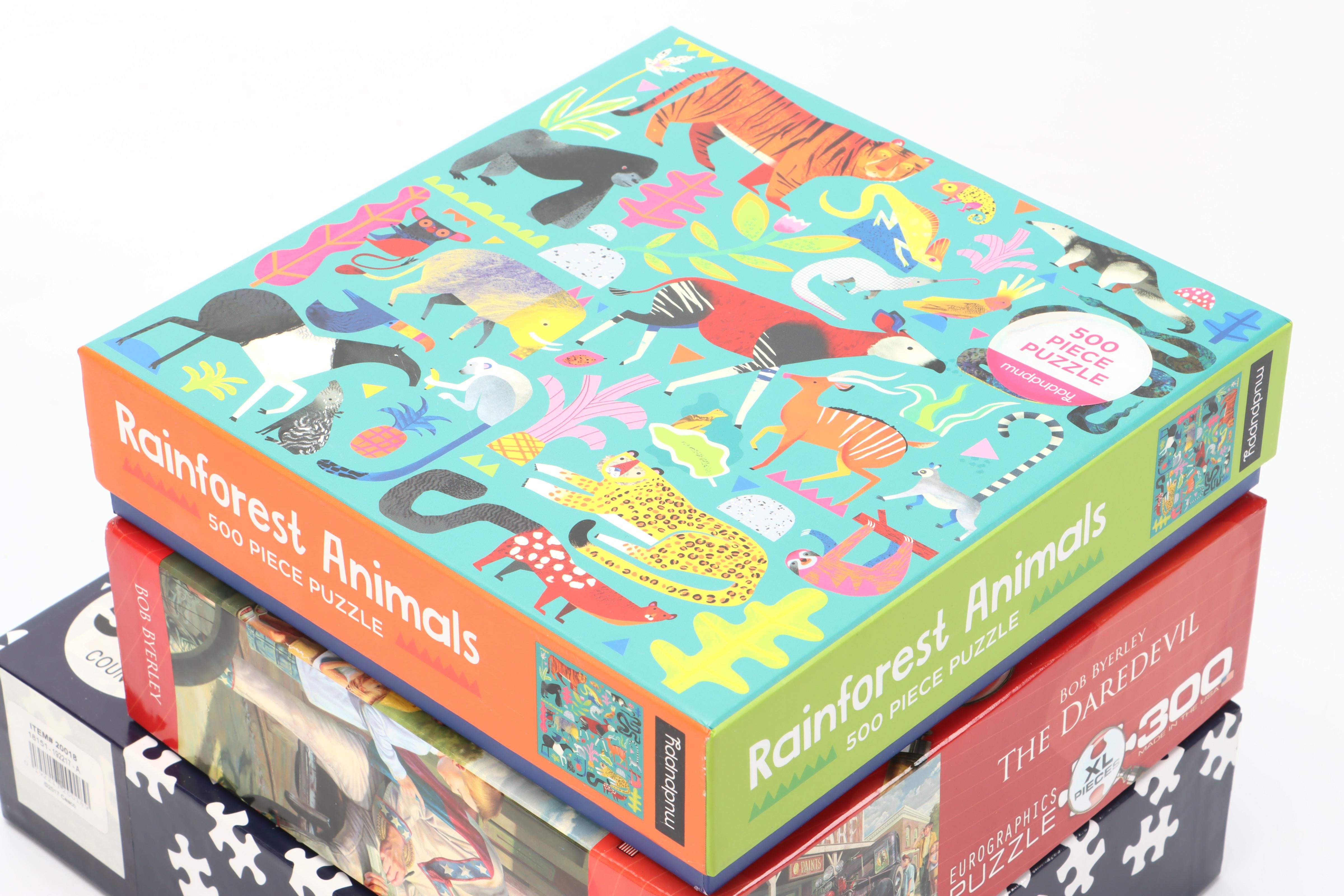 Buffalo "Songbird Menagerie," Galison "Dogs with Jobs" and More Puzzles