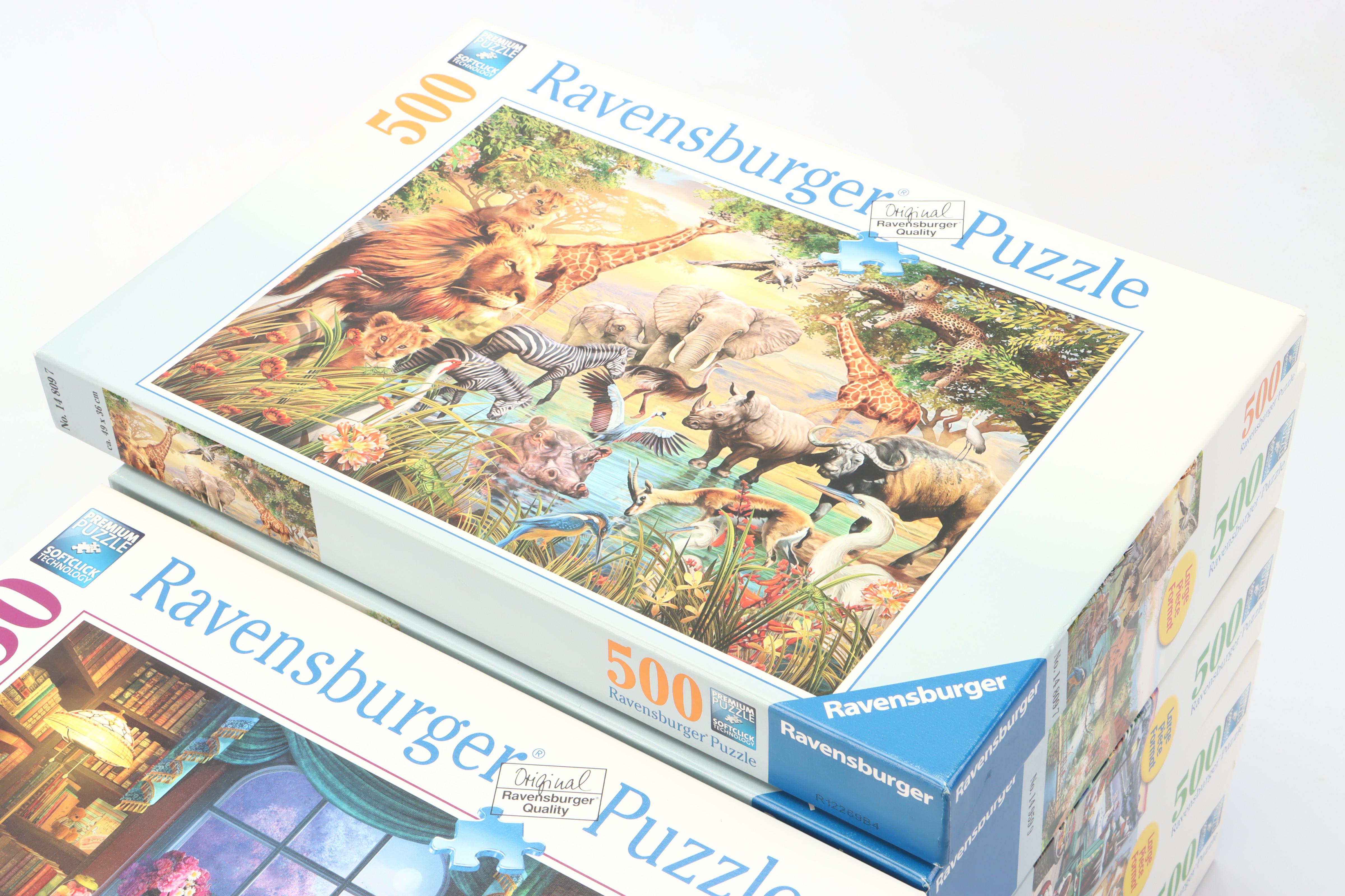 Ravensburger "Greenhouse Mornings," "Tropical Waters" and More Puzzles
