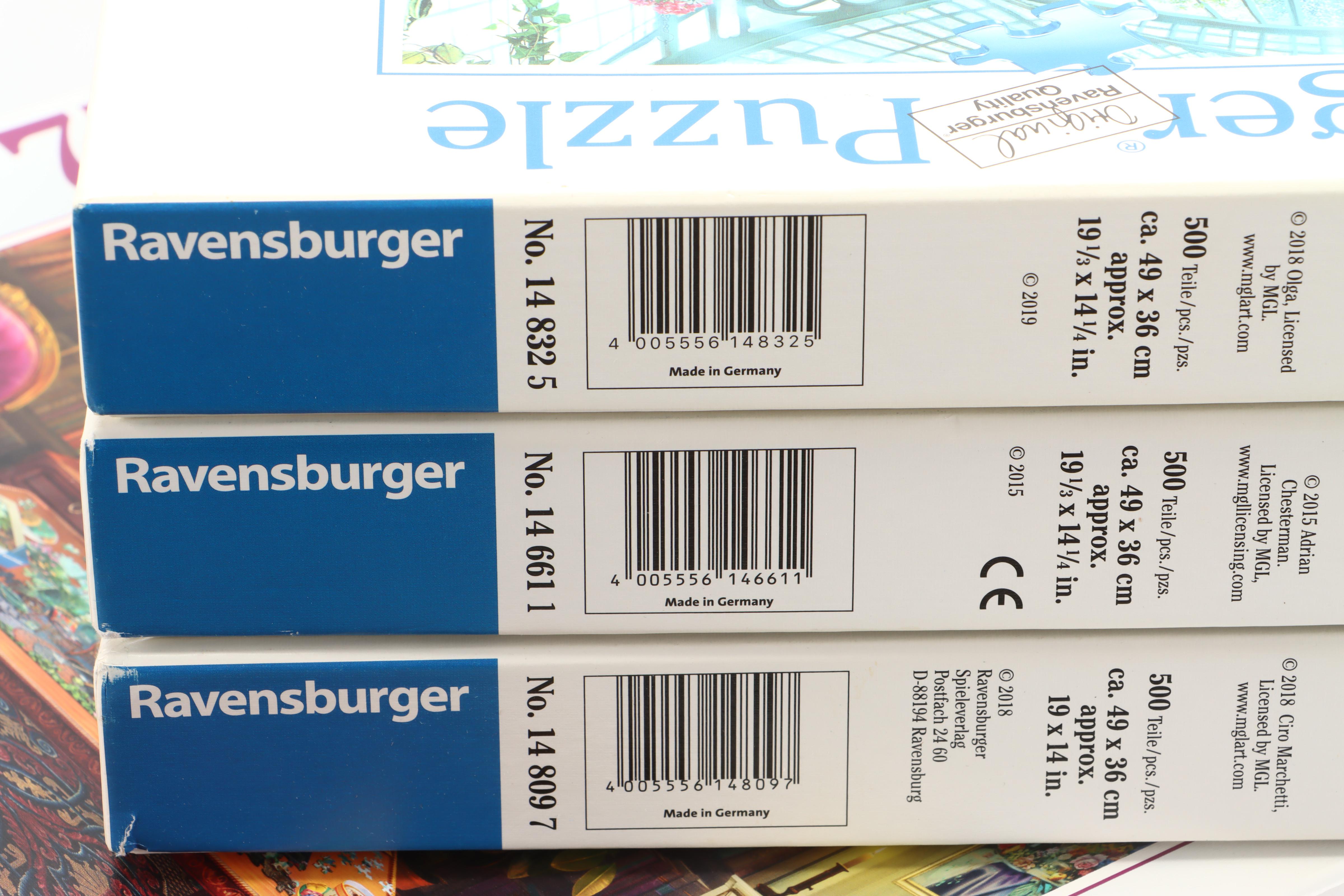 Ravensburger "Greenhouse Mornings," "Tropical Waters" and More Puzzles