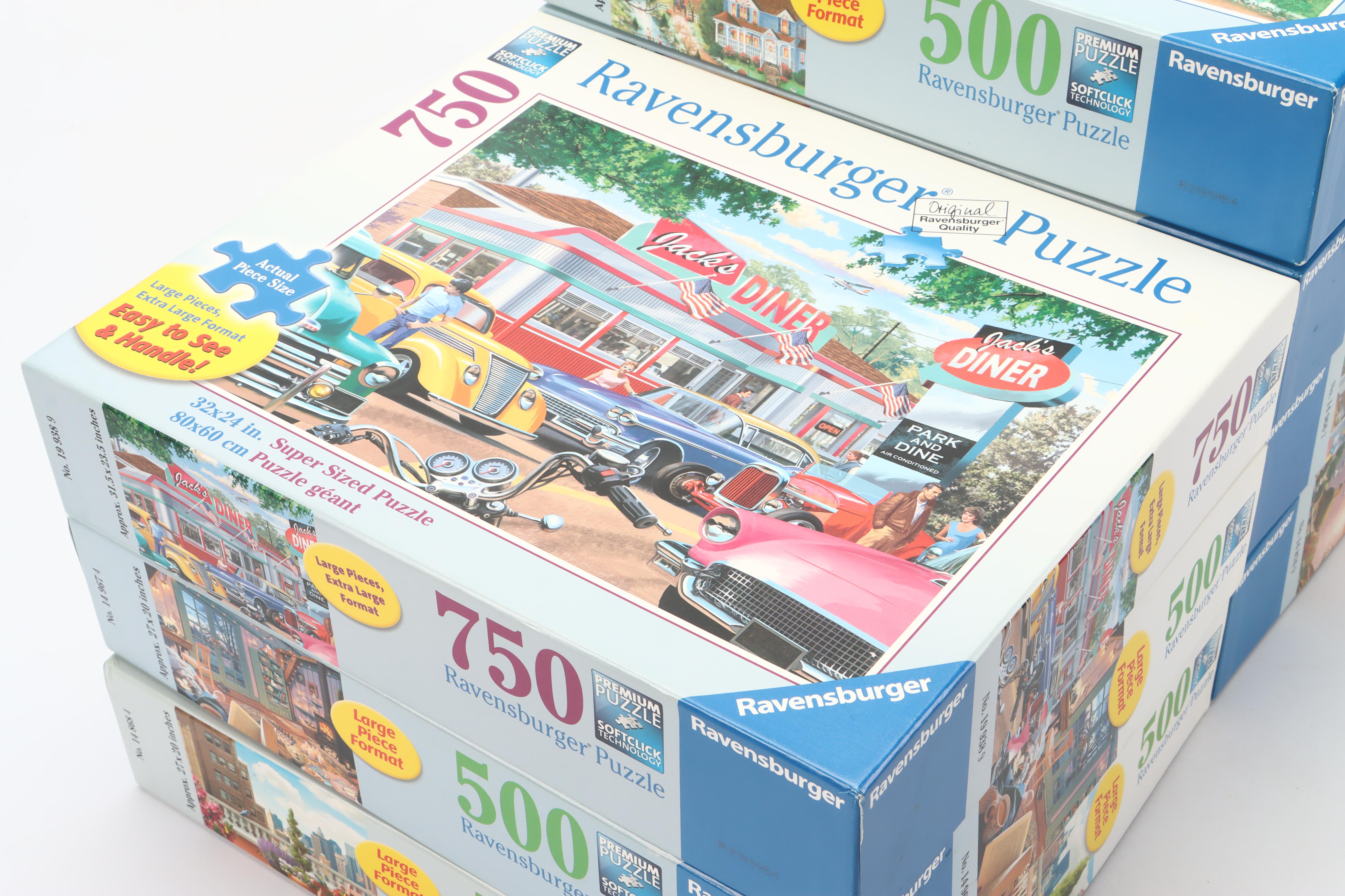 Ravensburger "Greenhouse Mornings," "Tropical Waters" and More Puzzles