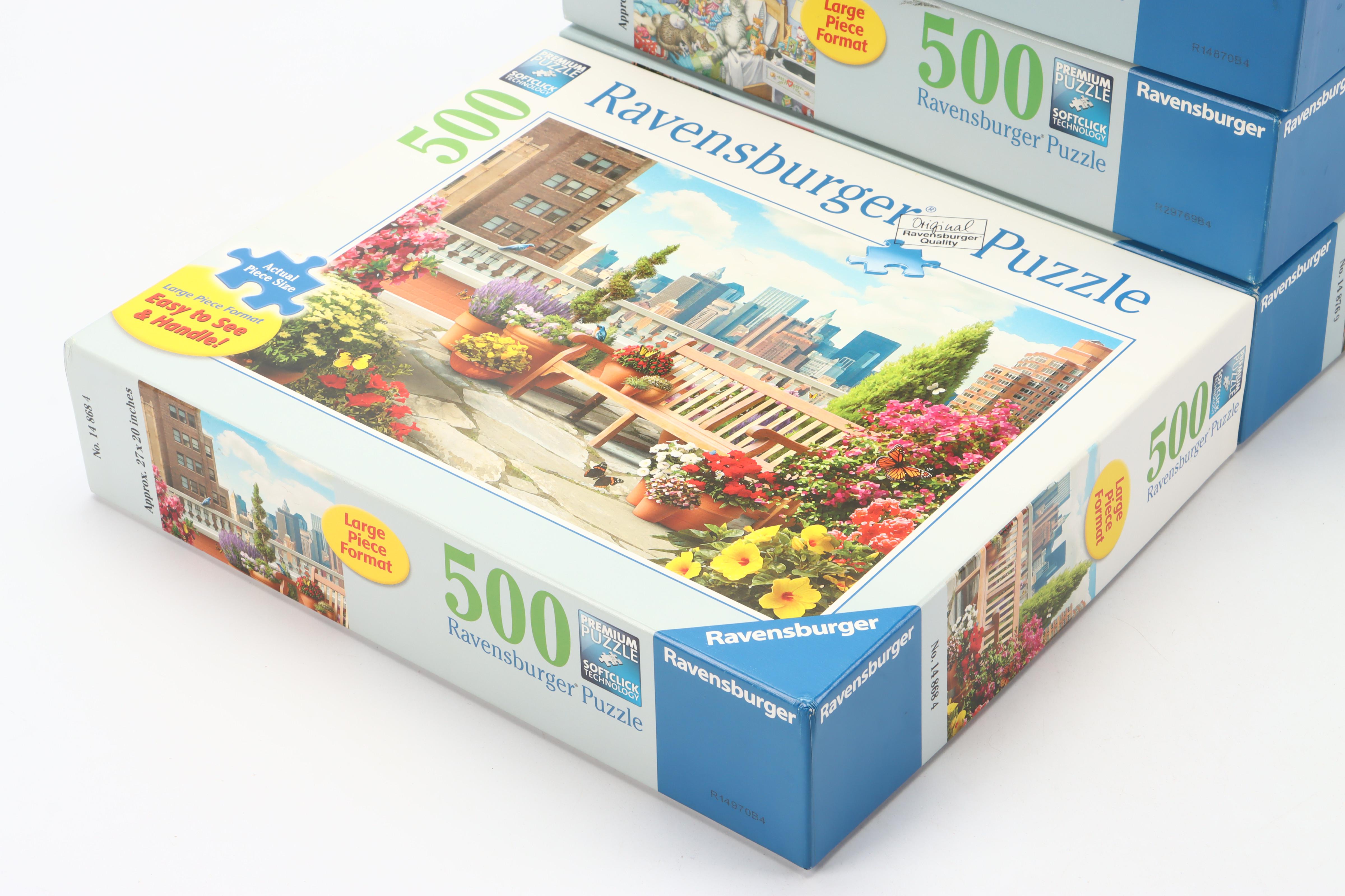 Ravensburger "Greenhouse Mornings," "Tropical Waters" and More Puzzles