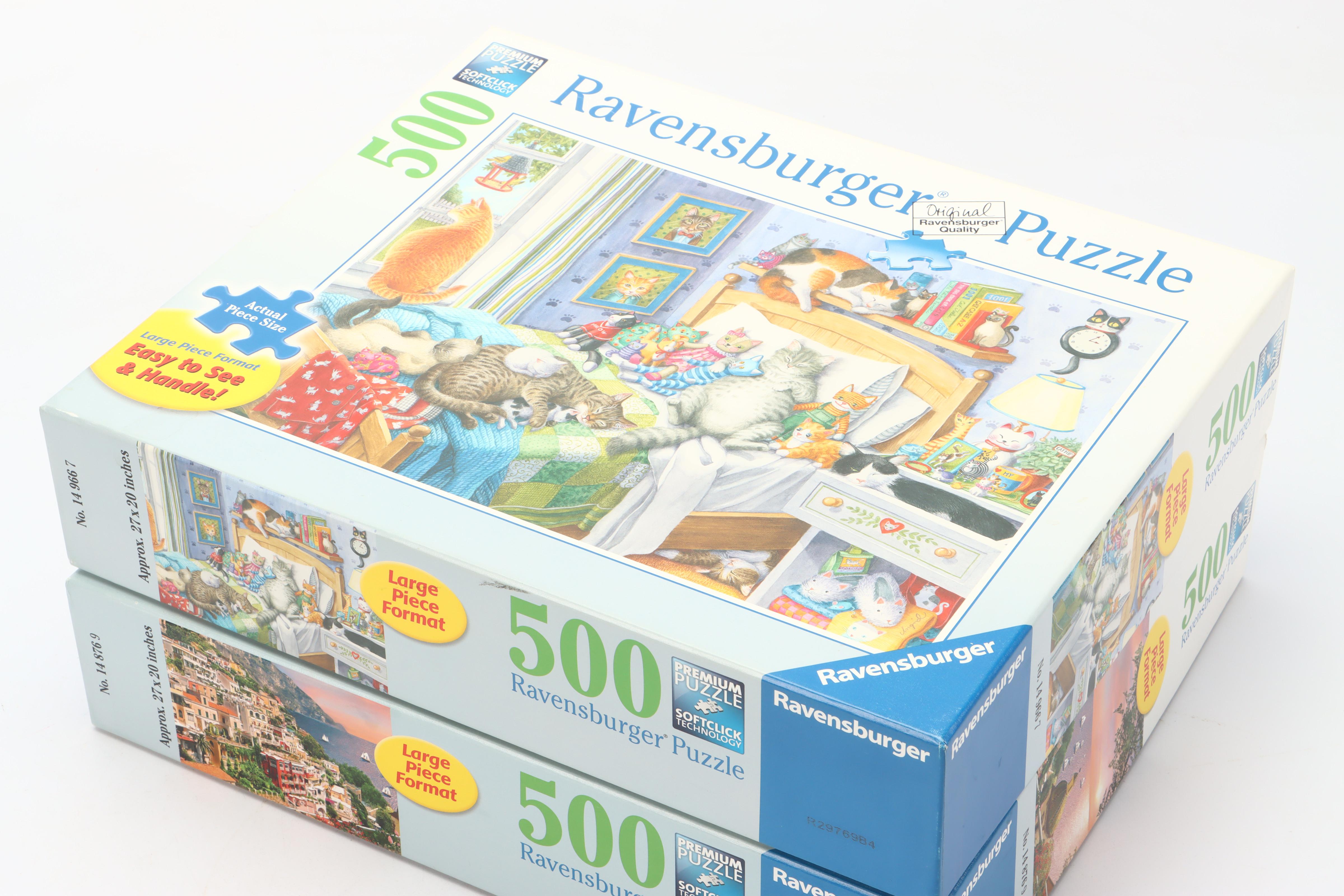 Ravensburger "Greenhouse Mornings," "Tropical Waters" and More Puzzles