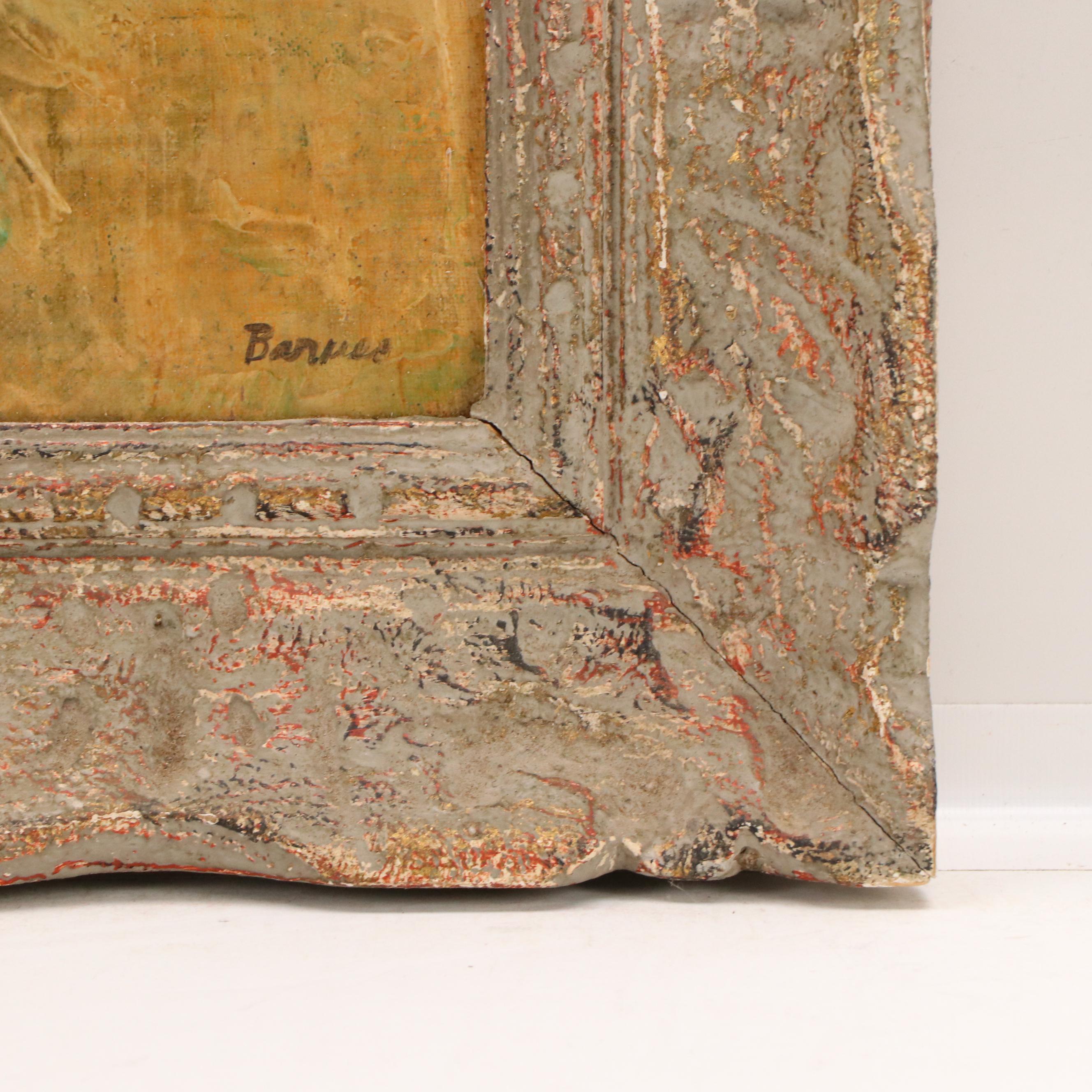 Floral Still Life Oil Painting, Mid-20th Century