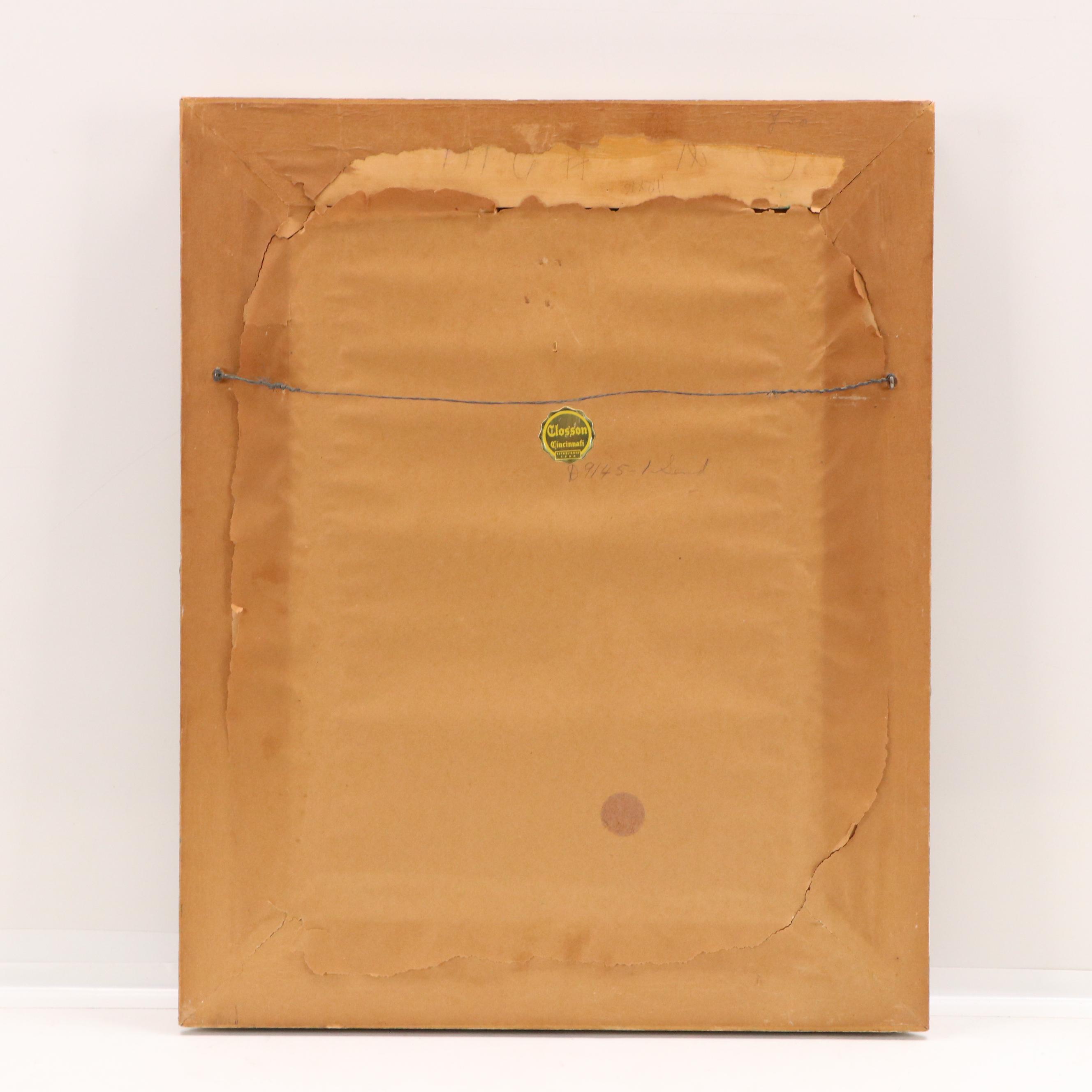 Floral Still Life Oil Painting, Mid-20th Century