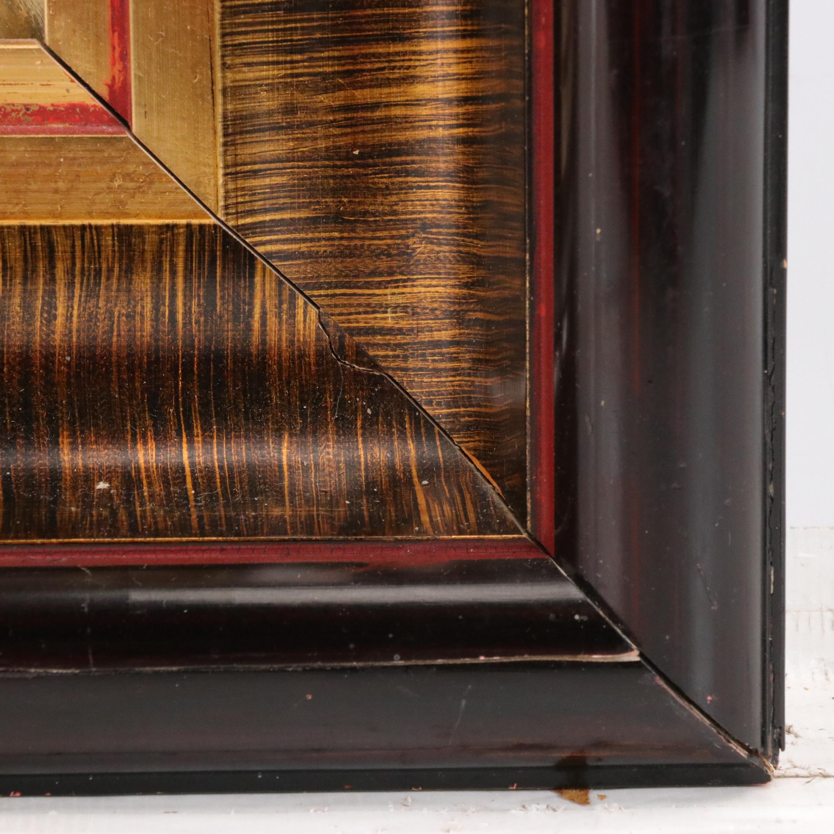 Julius Schmid Portrait Oil Painting of a Lady, Circa 1900