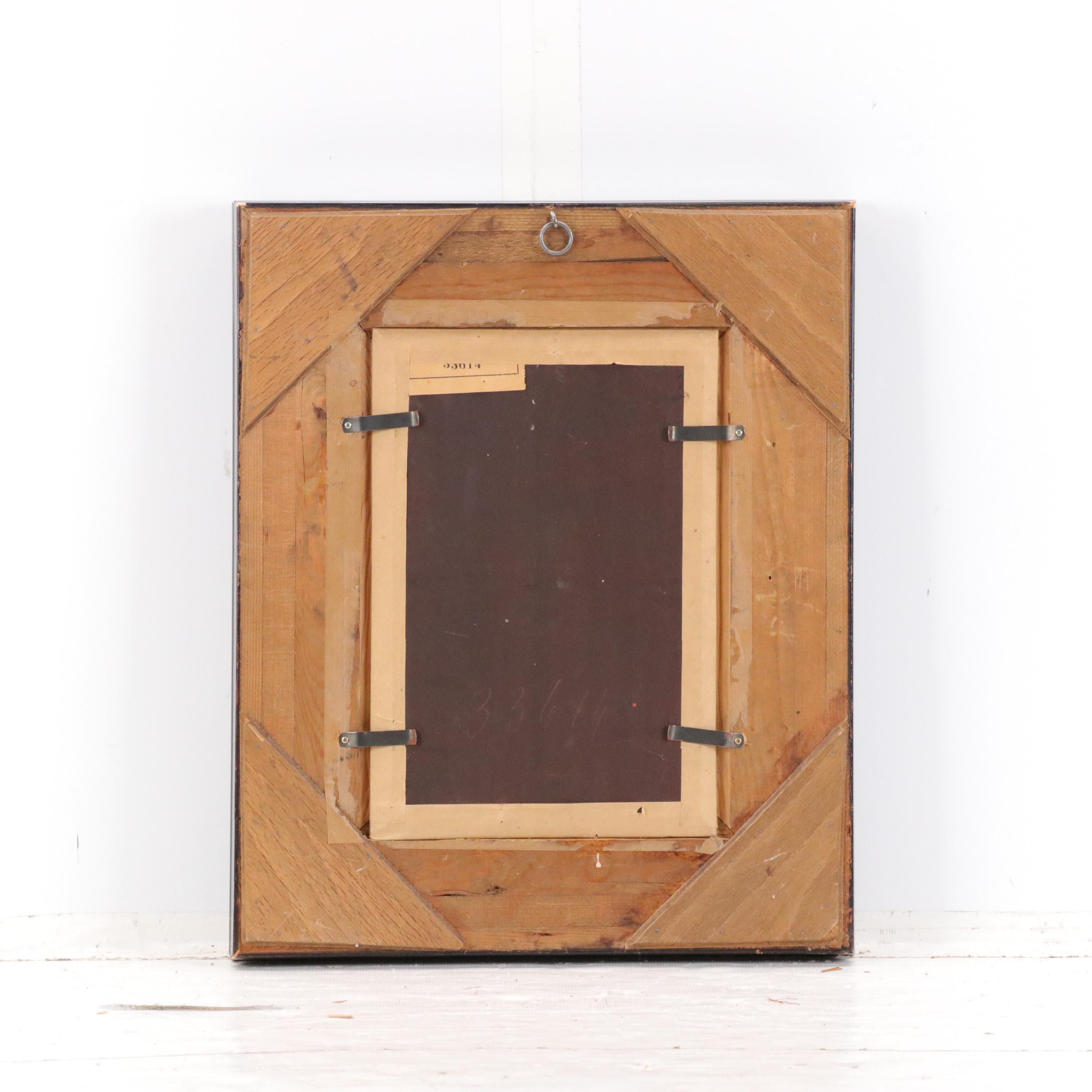 Julius Schmid Portrait Oil Painting of a Lady, Circa 1900