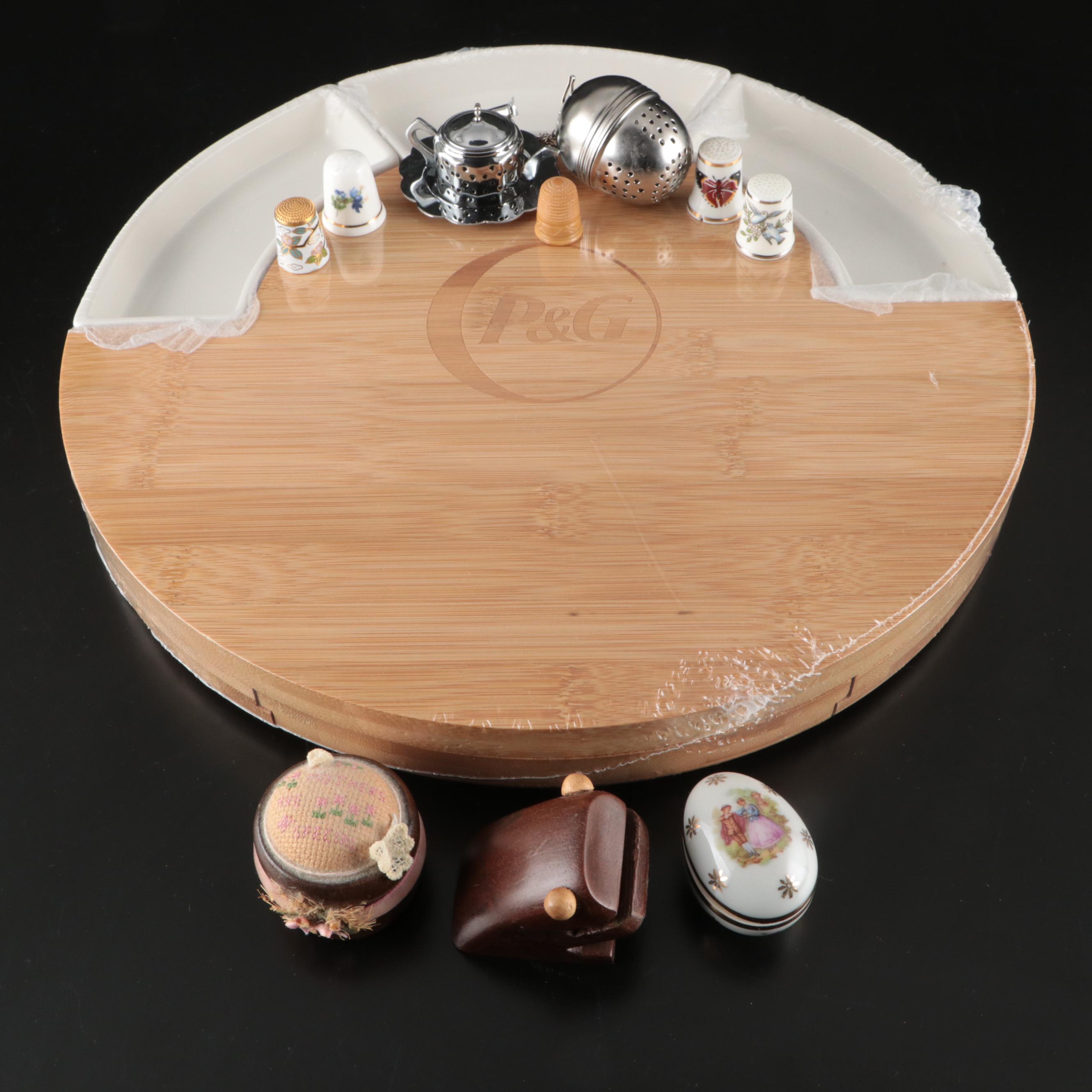 Porcelain with Other Thimbles and Decor