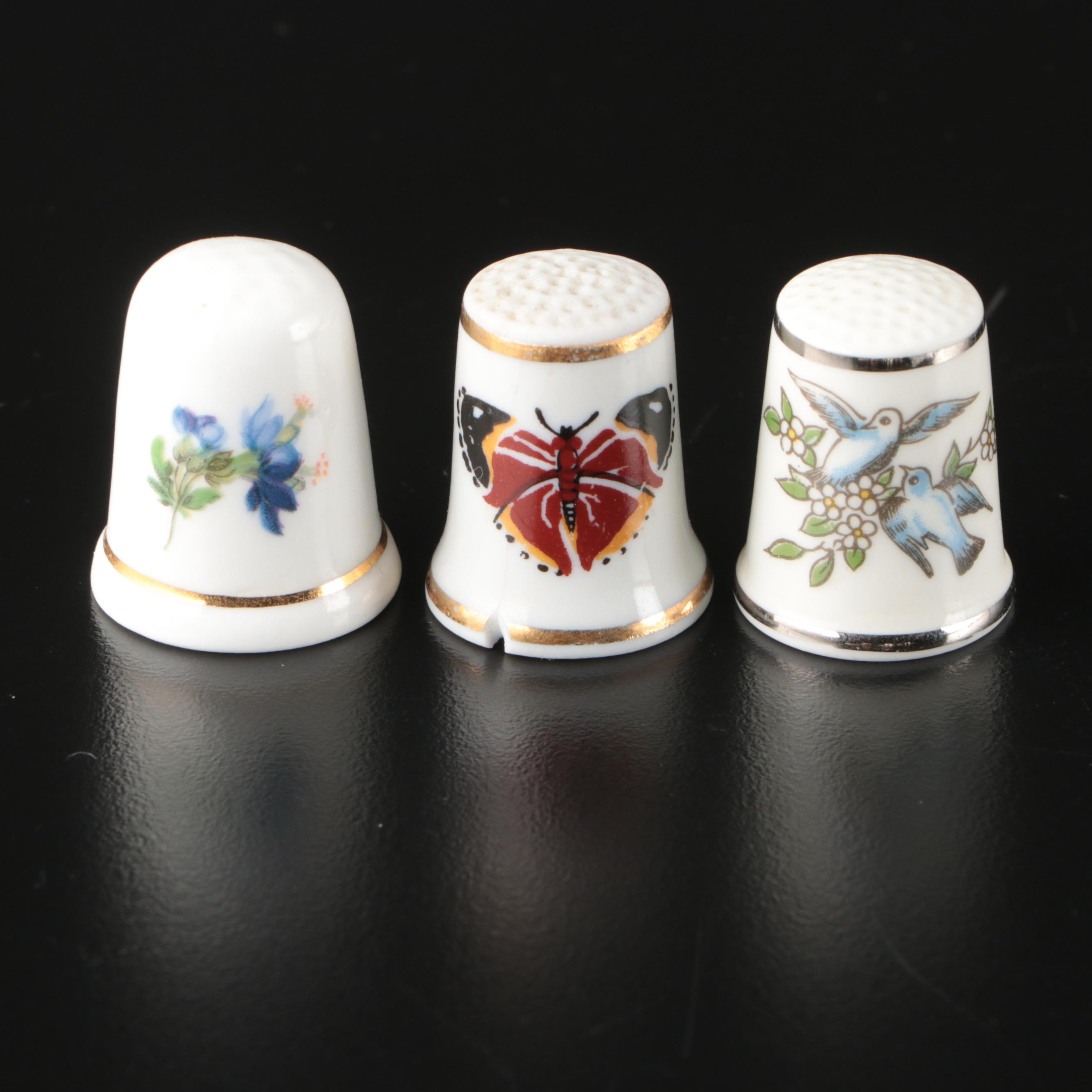 Porcelain with Other Thimbles and Decor