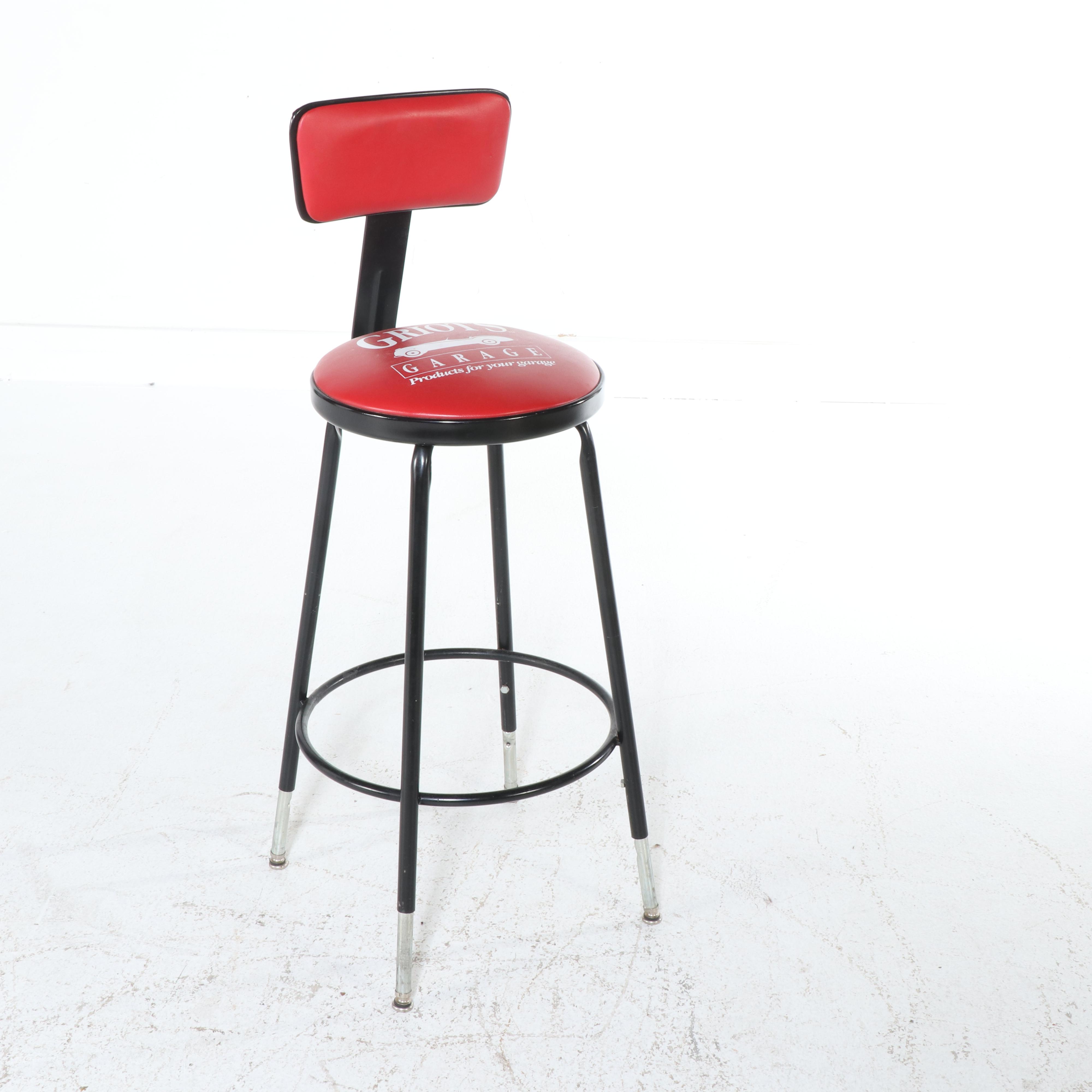 Craftsman Tool Chest with Griott's Garage Stool and Assorted Hand Tools