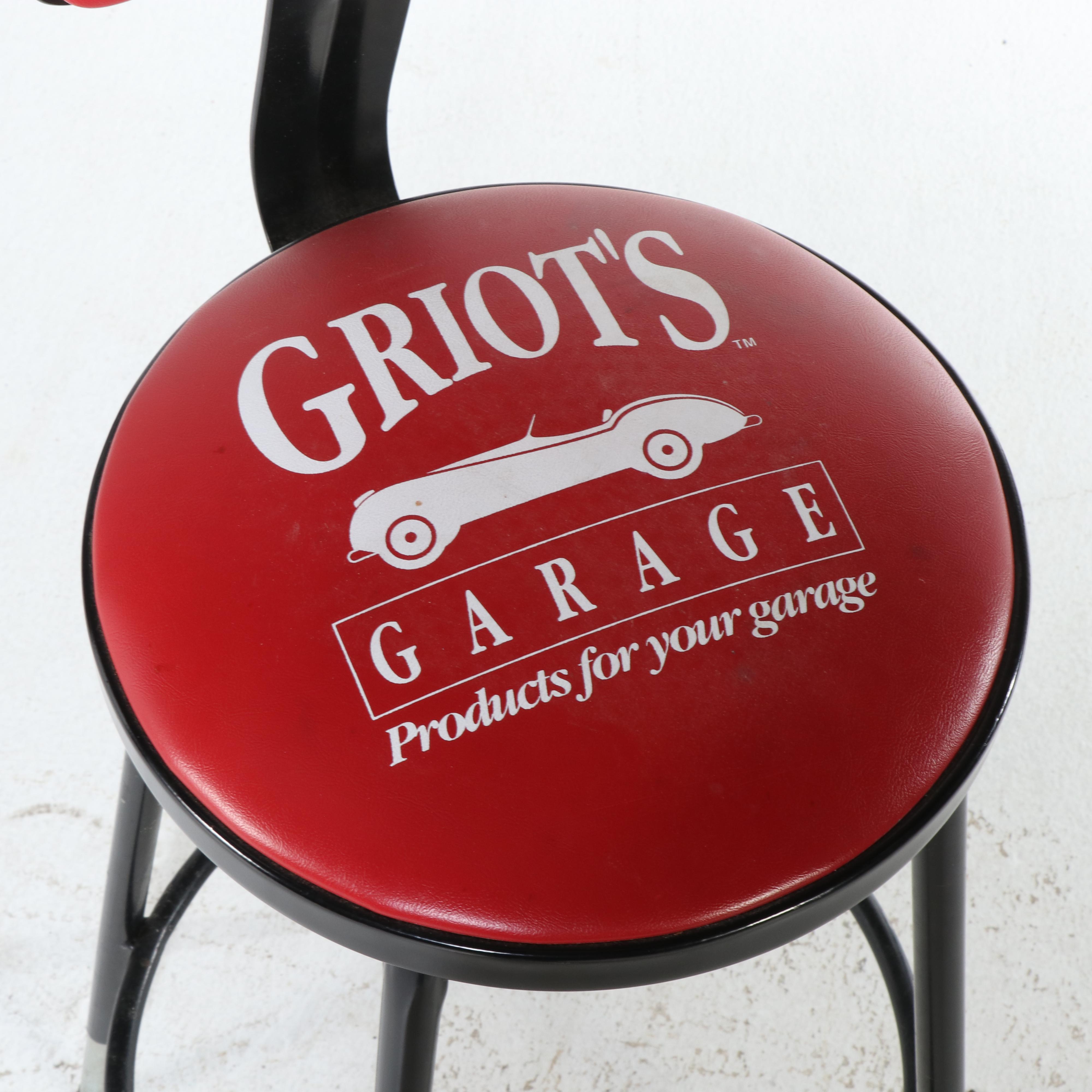 Craftsman Tool Chest with Griott's Garage Stool and Assorted Hand Tools