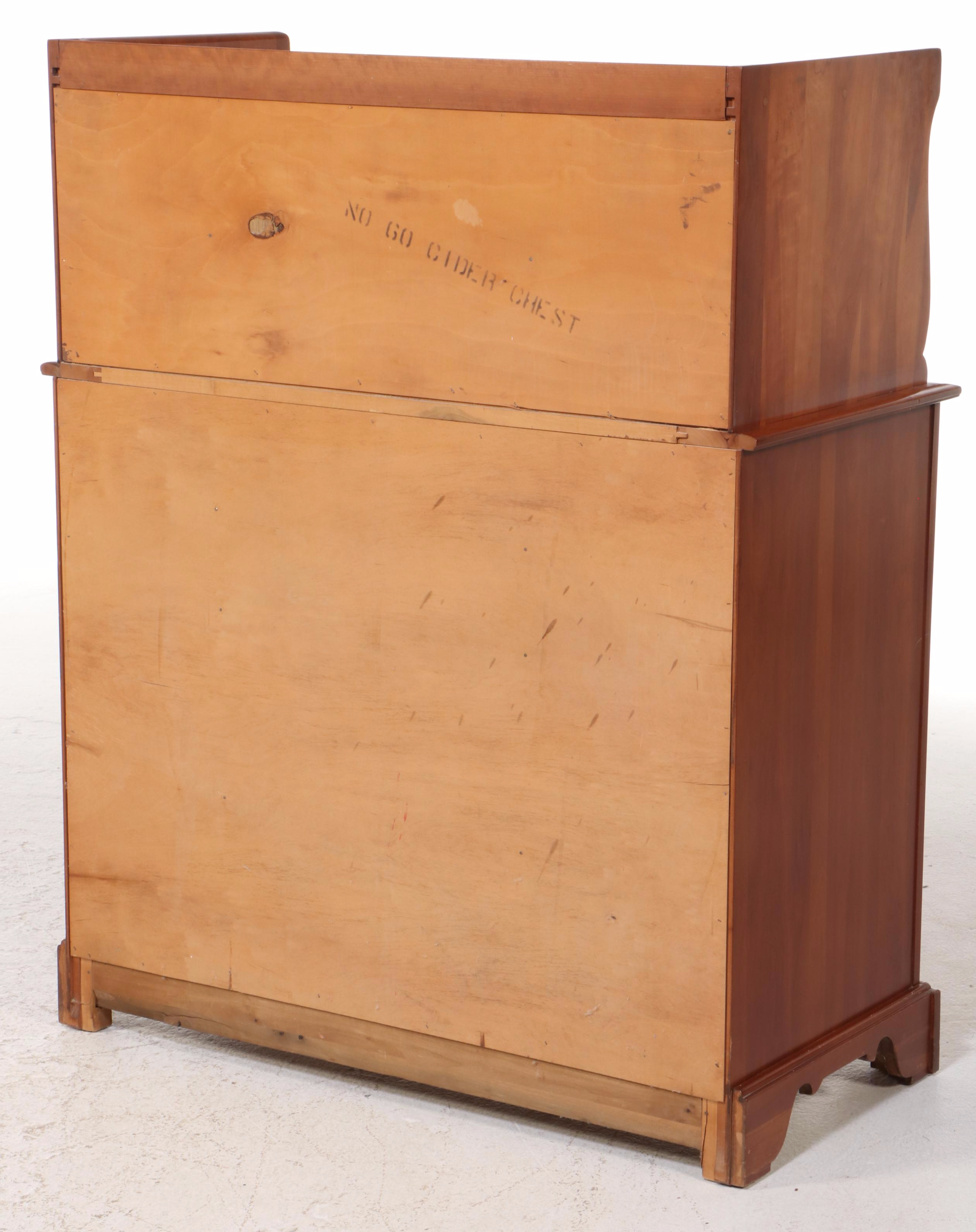 Empire Furniture Corp. Colonial Style Cherrywood Eleven-Drawer Chest