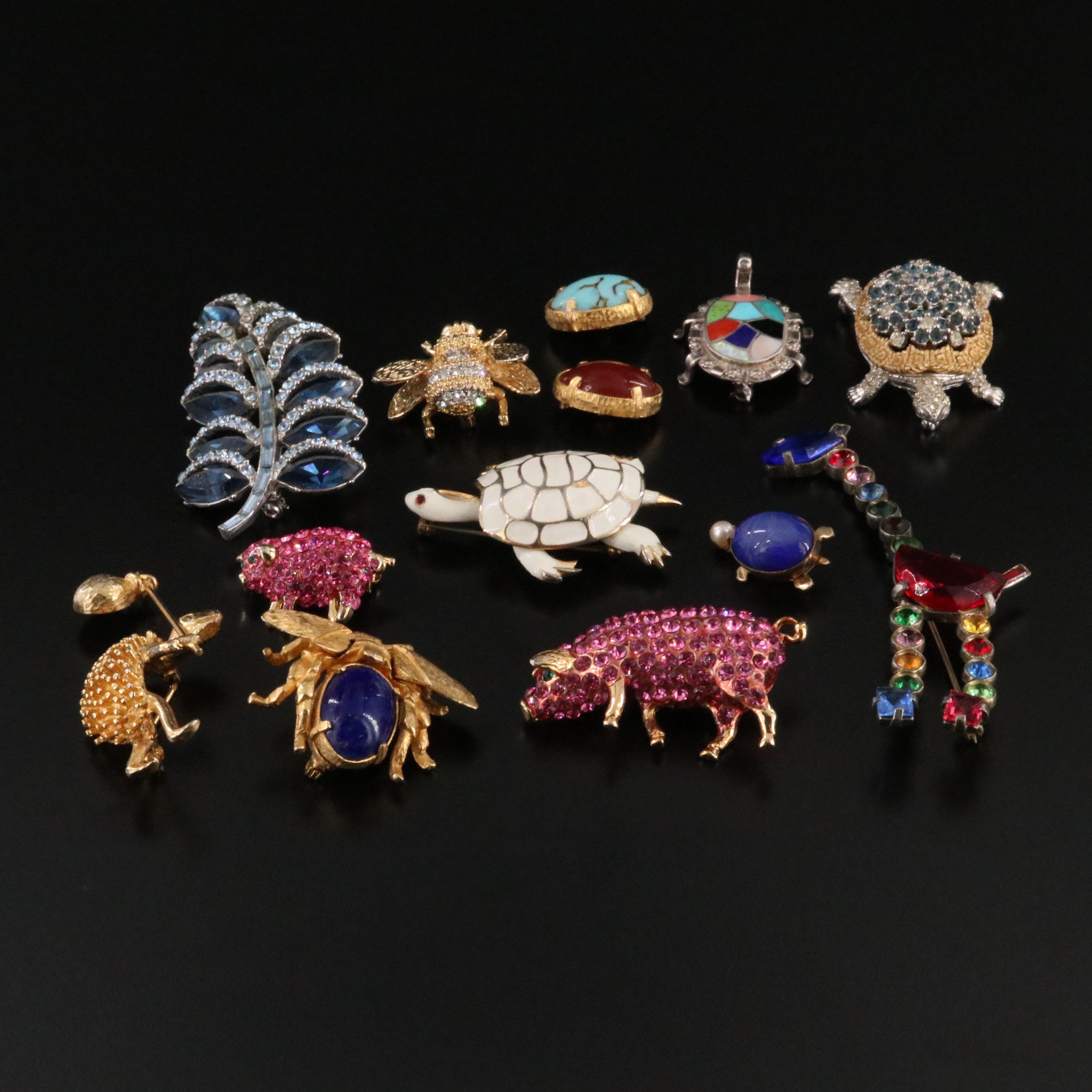 Sterling and Boucher Featured in Vintage Animal Themed Brooches