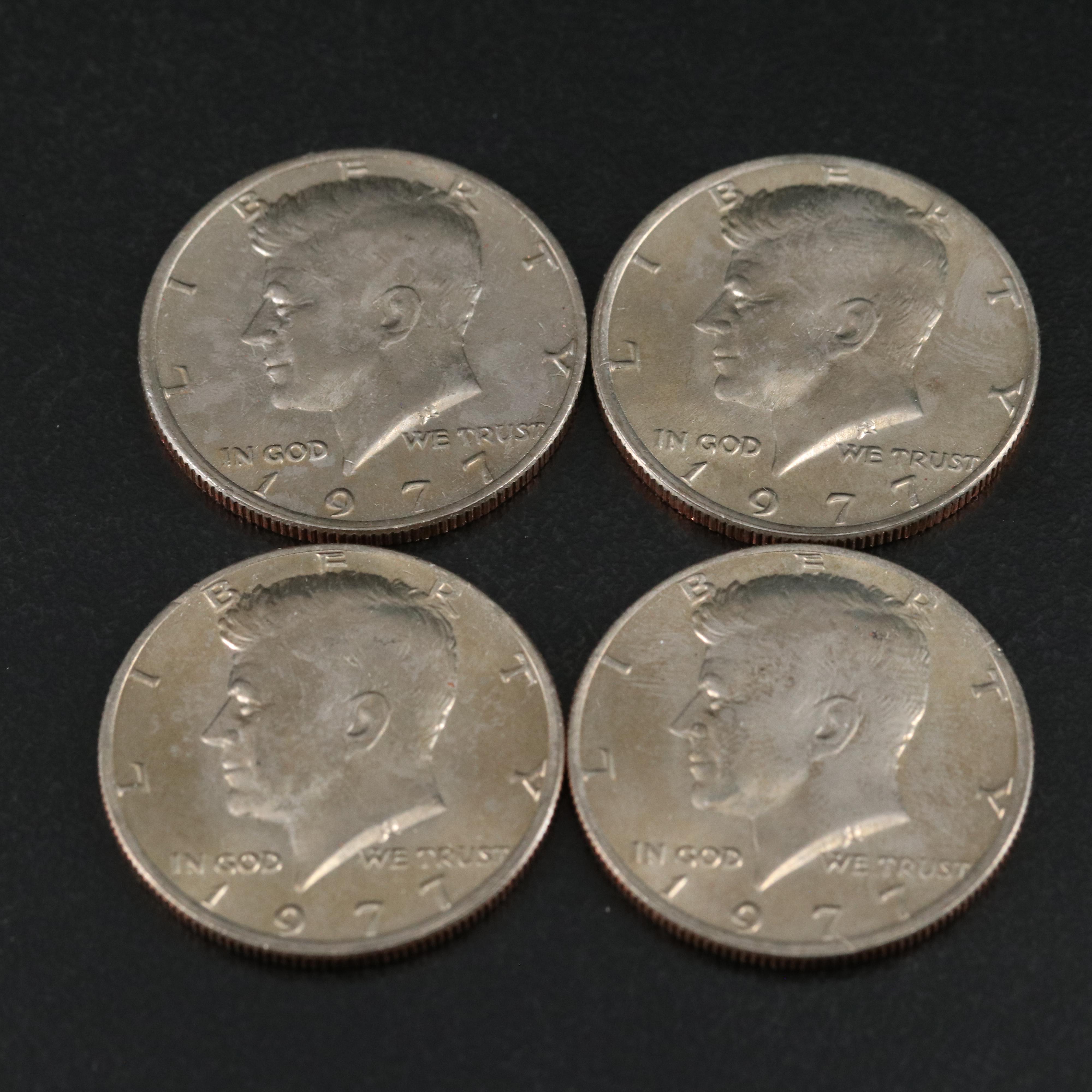 Group of 24 Modern Half Dollars and Dollars