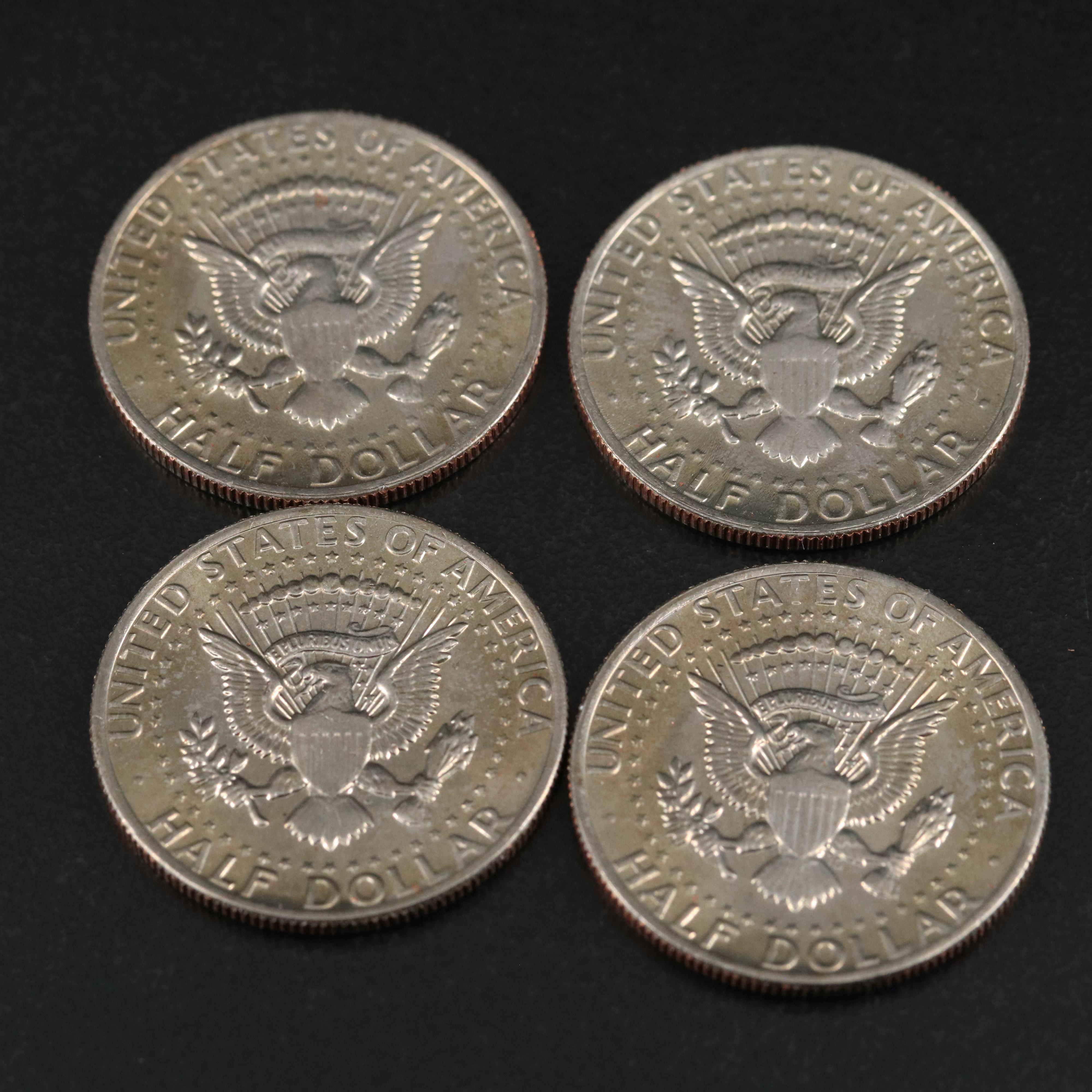 Group of 24 Modern Half Dollars and Dollars