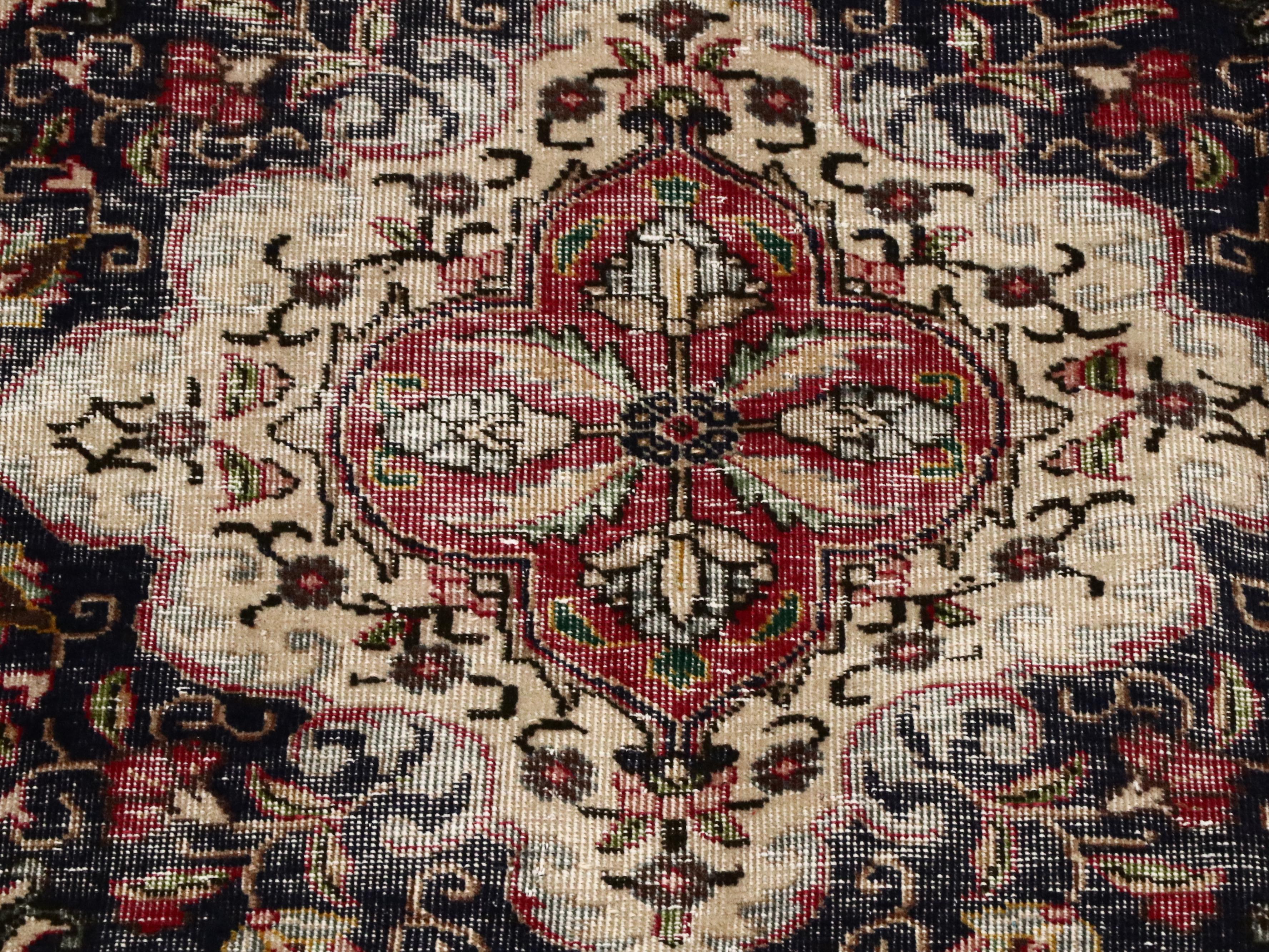 8'4 x 11'6 Hand-Knotted Persian Tabriz Area Rug