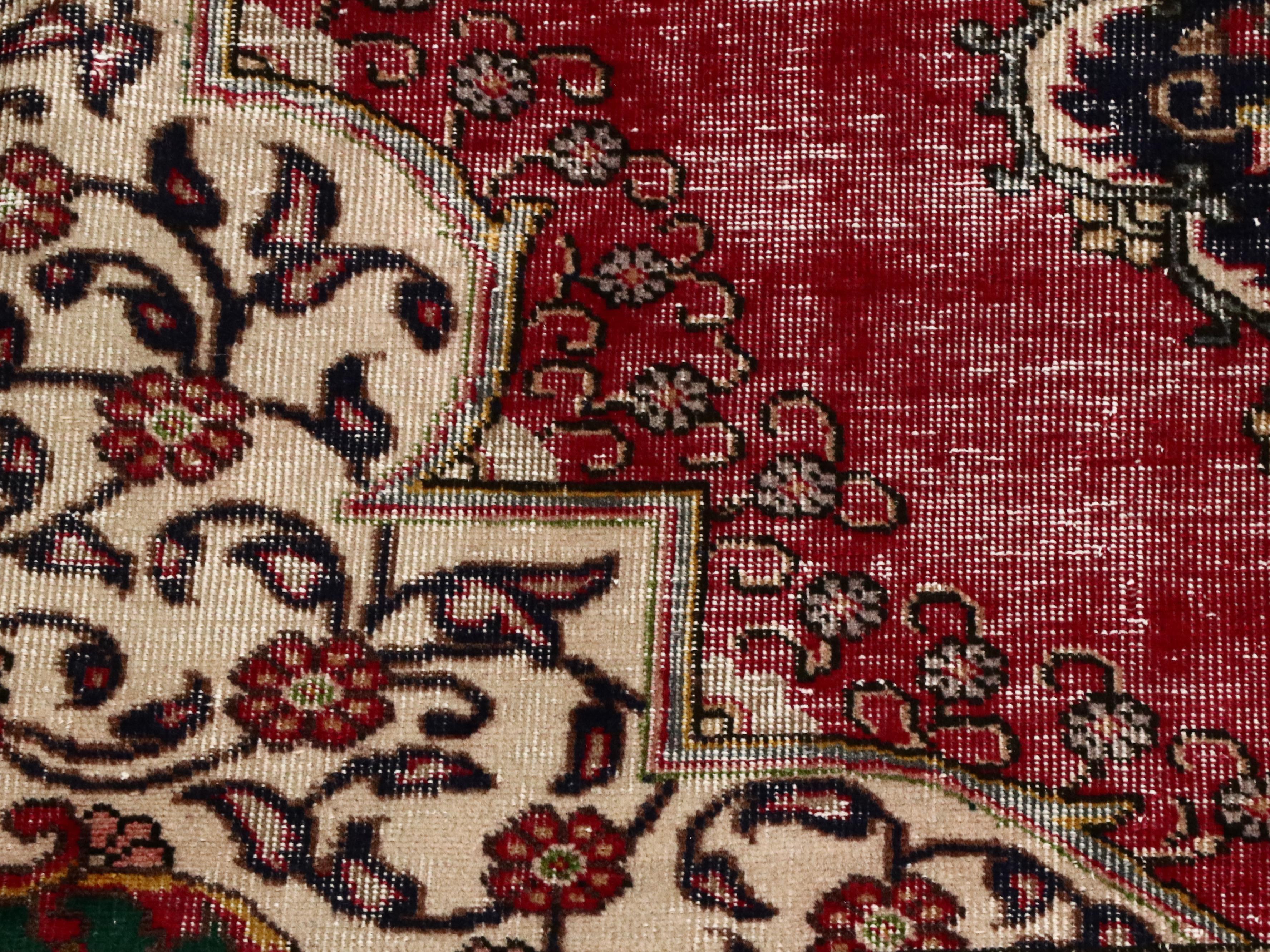 8'4 x 11'6 Hand-Knotted Persian Tabriz Area Rug