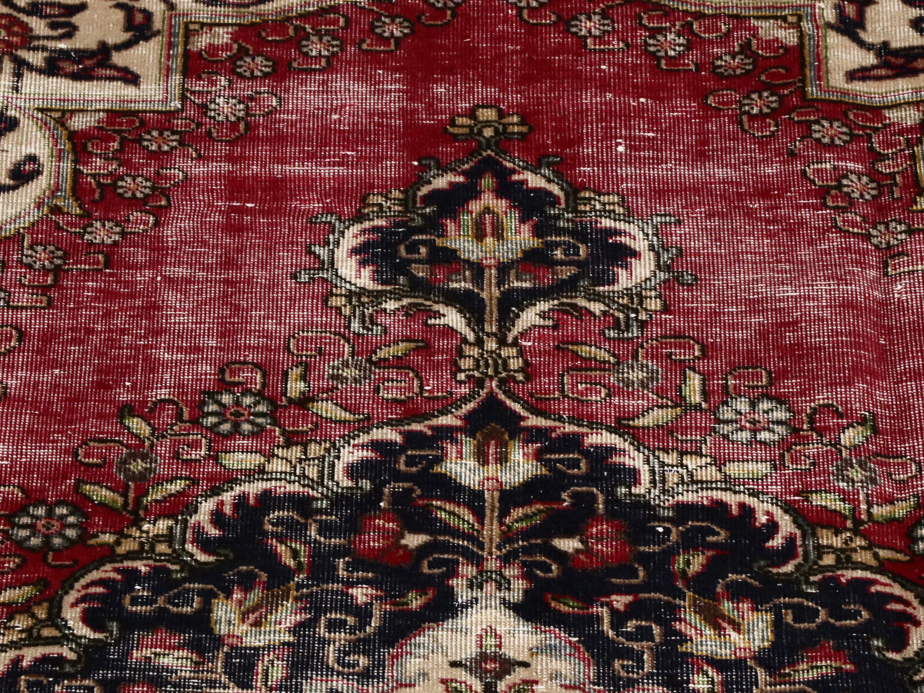 8'4 x 11'6 Hand-Knotted Persian Tabriz Area Rug