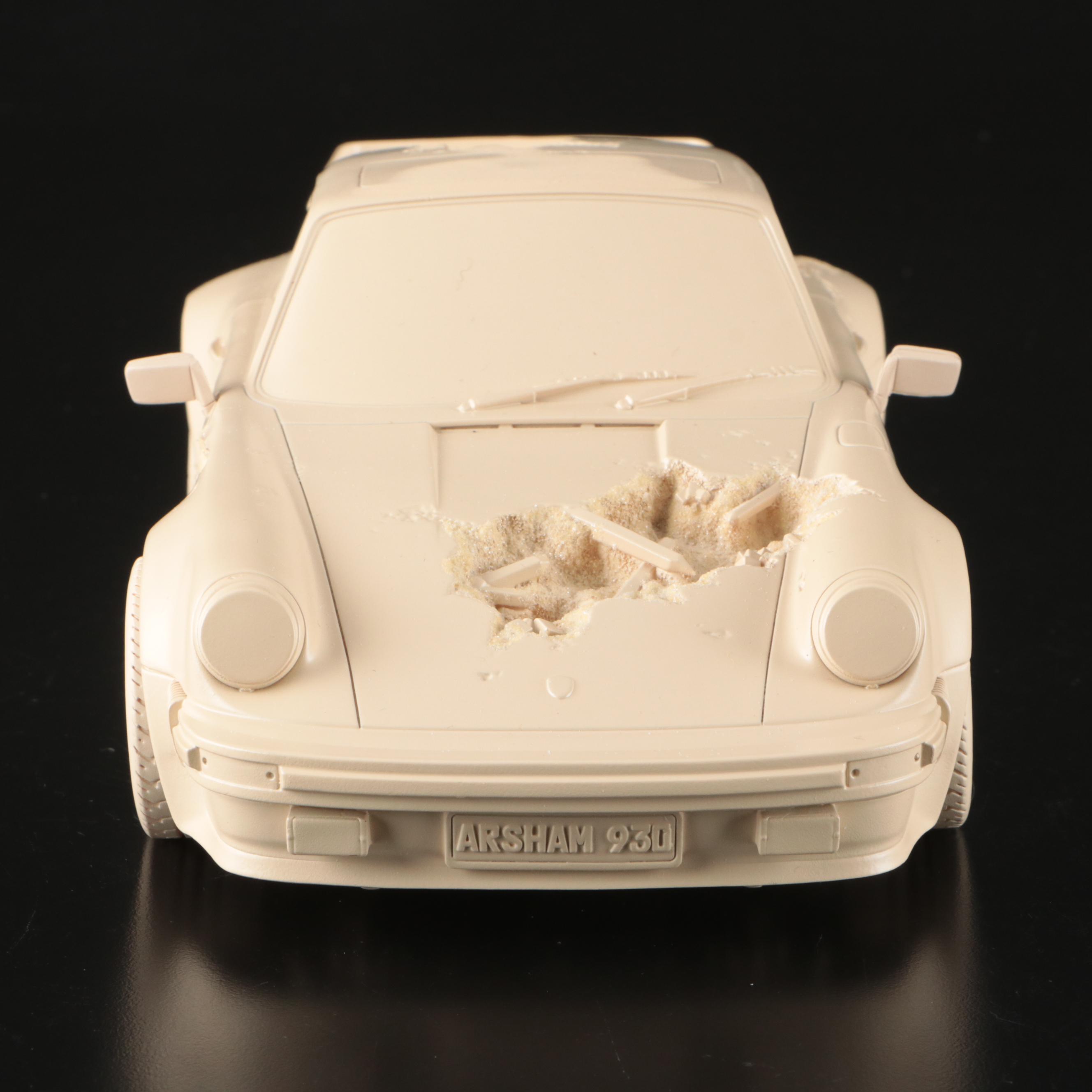 Daniel Arsham Studio "Eroded 911 Turbo 1986 Porsche" Model