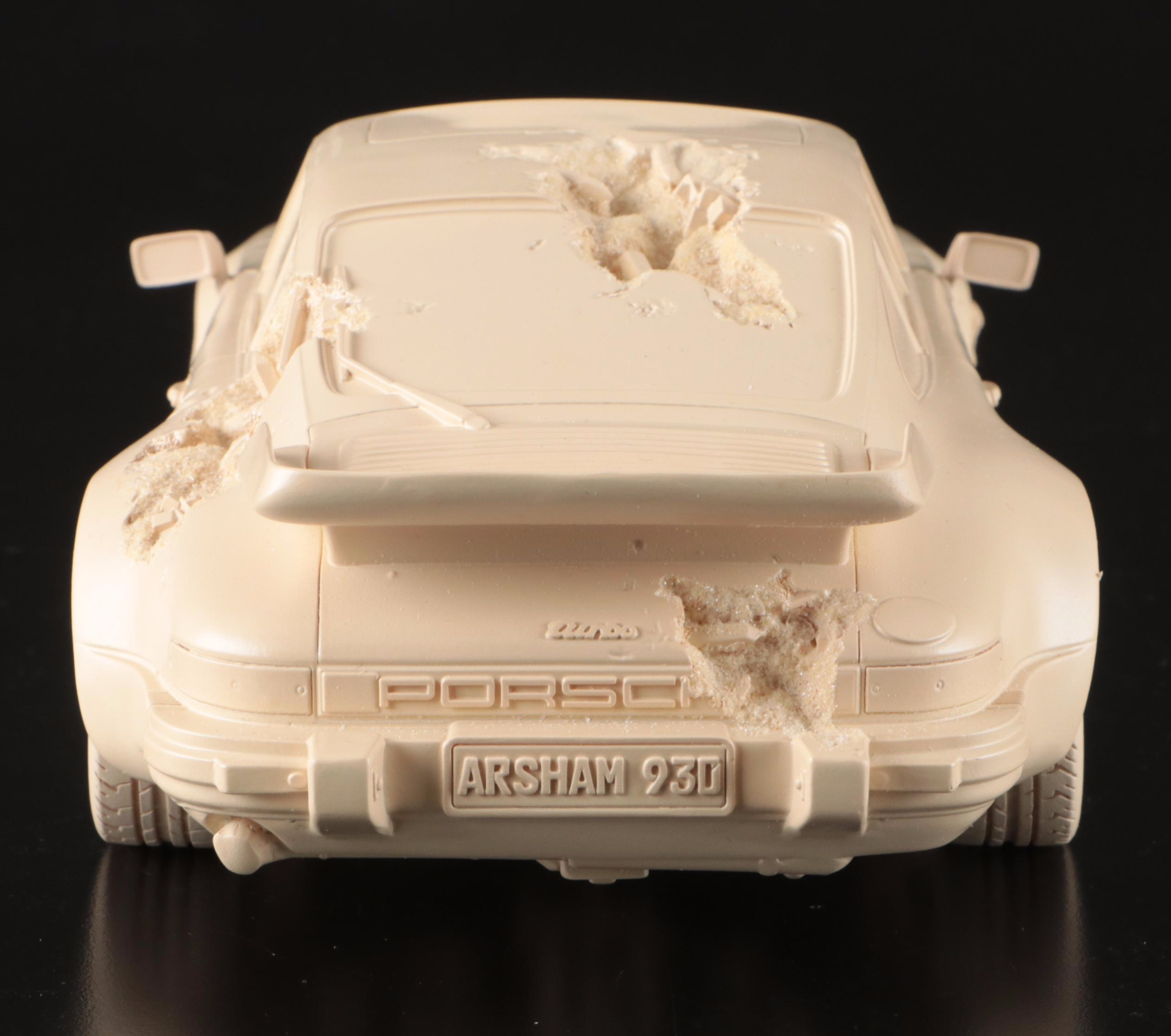 Daniel Arsham Studio "Eroded 911 Turbo 1986 Porsche" Model