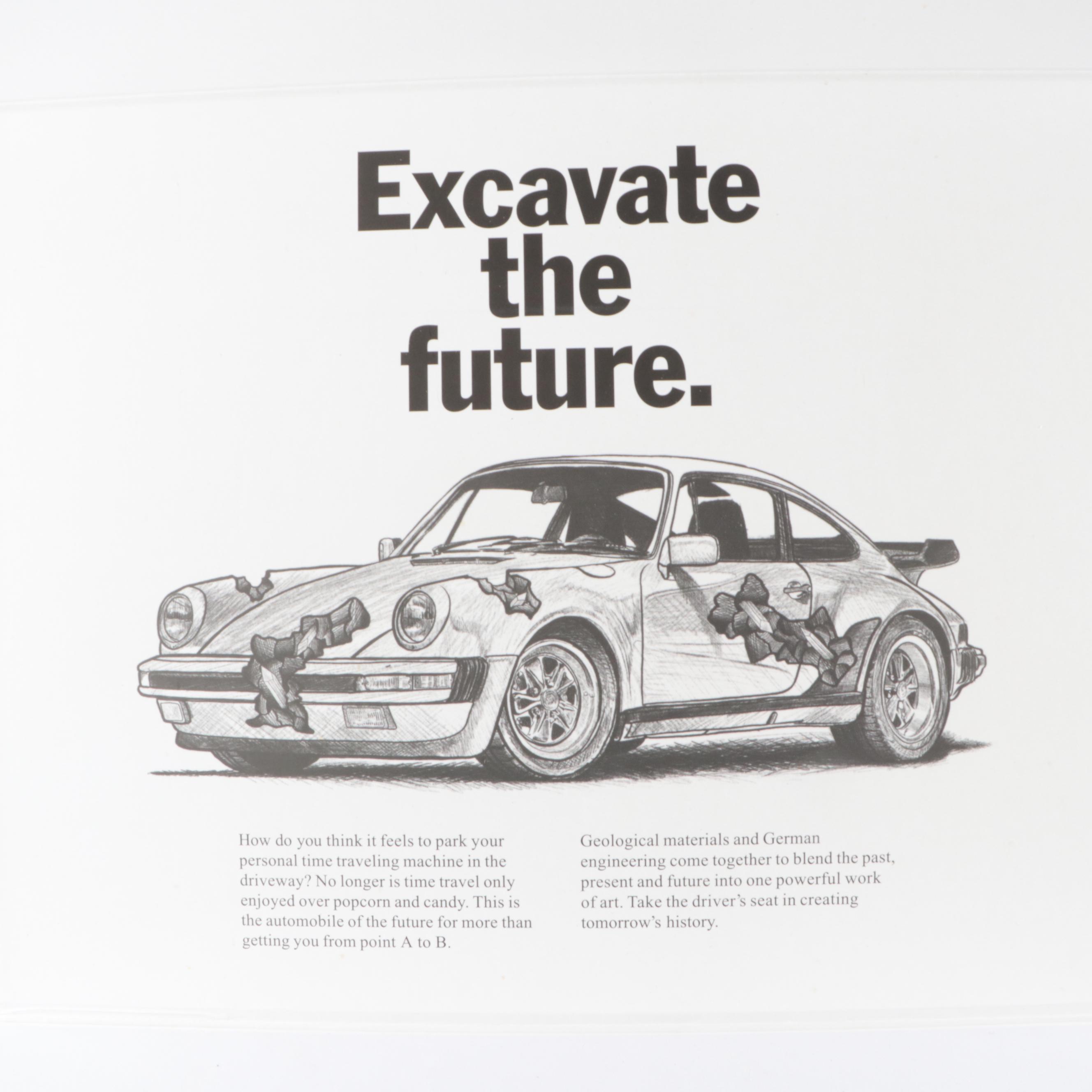 Daniel Arsham Studio "Eroded 911 Turbo 1986 Porsche" Model