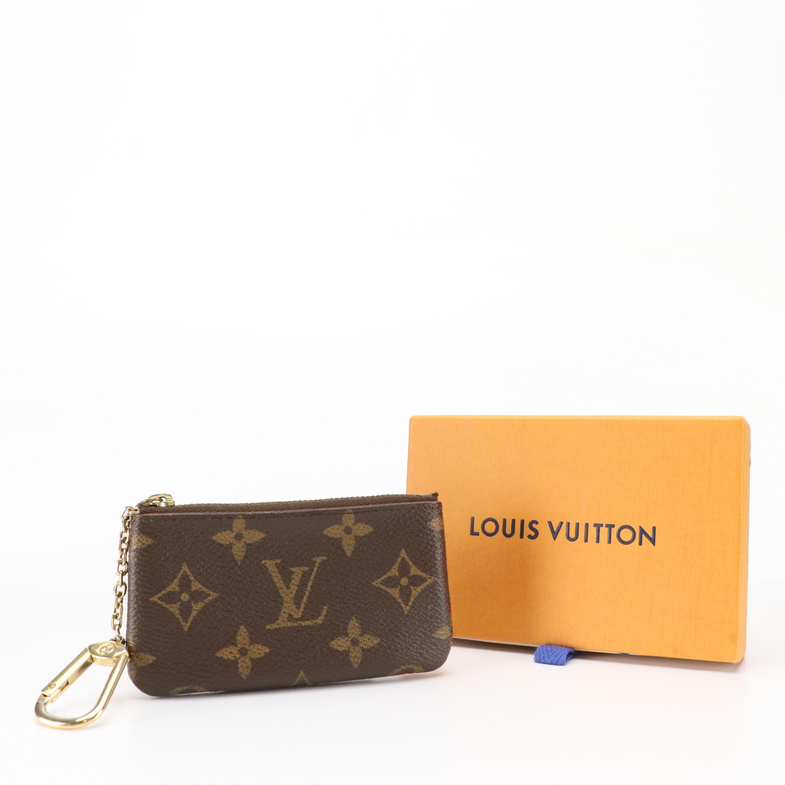 Louis Vuitton Pochette Clés in Monogram Canvas, With Box