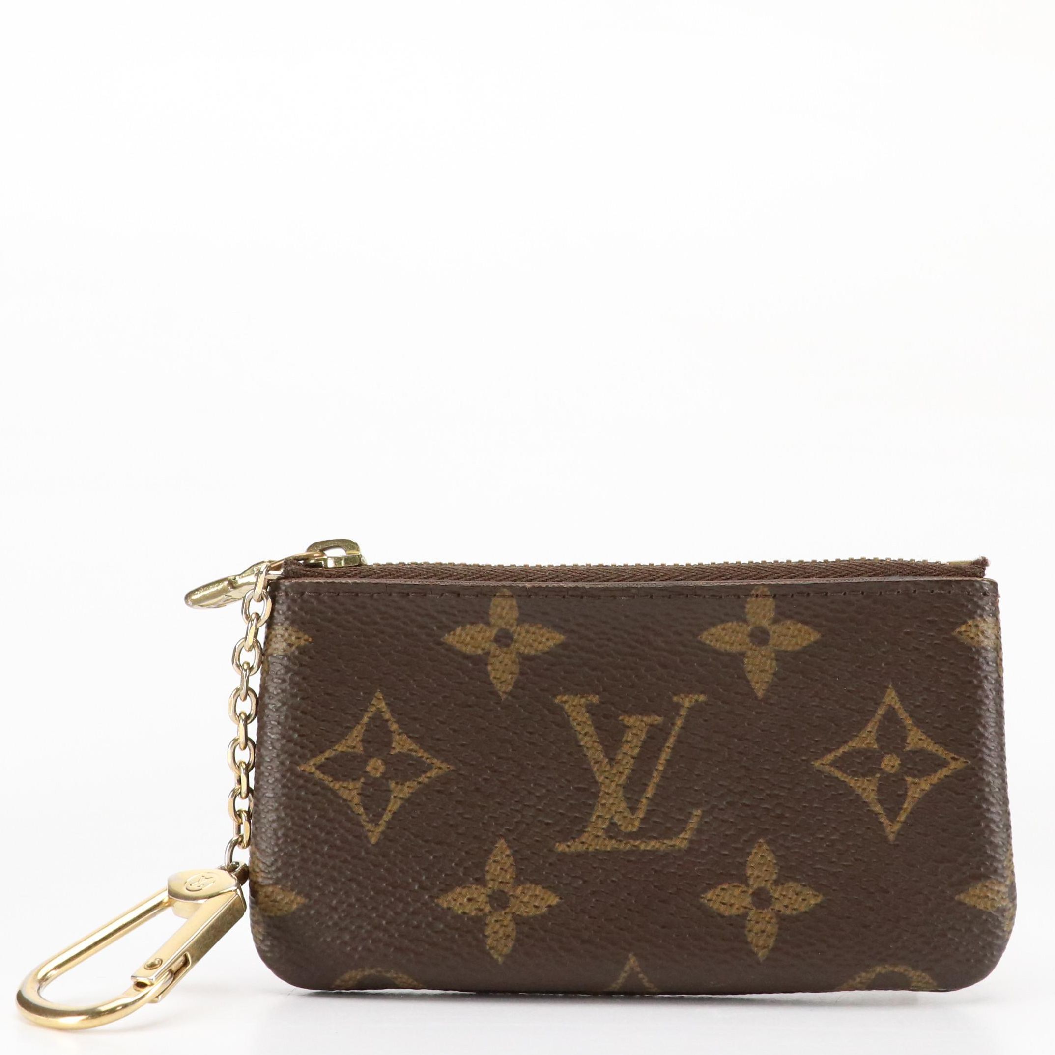 Louis Vuitton Pochette Clés in Monogram Canvas, With Box