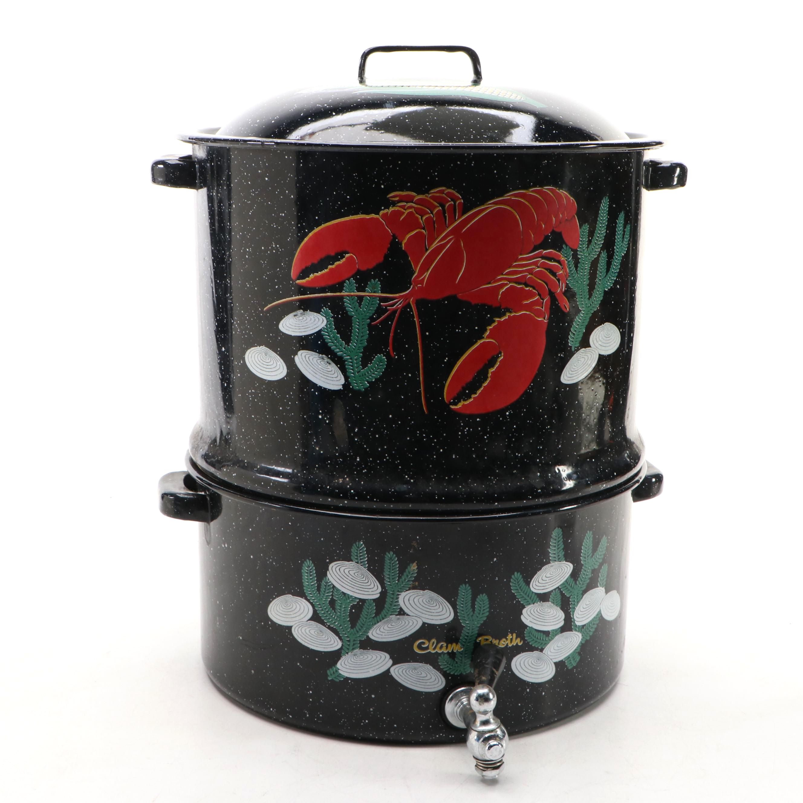 Graniteware Seafood Steamer