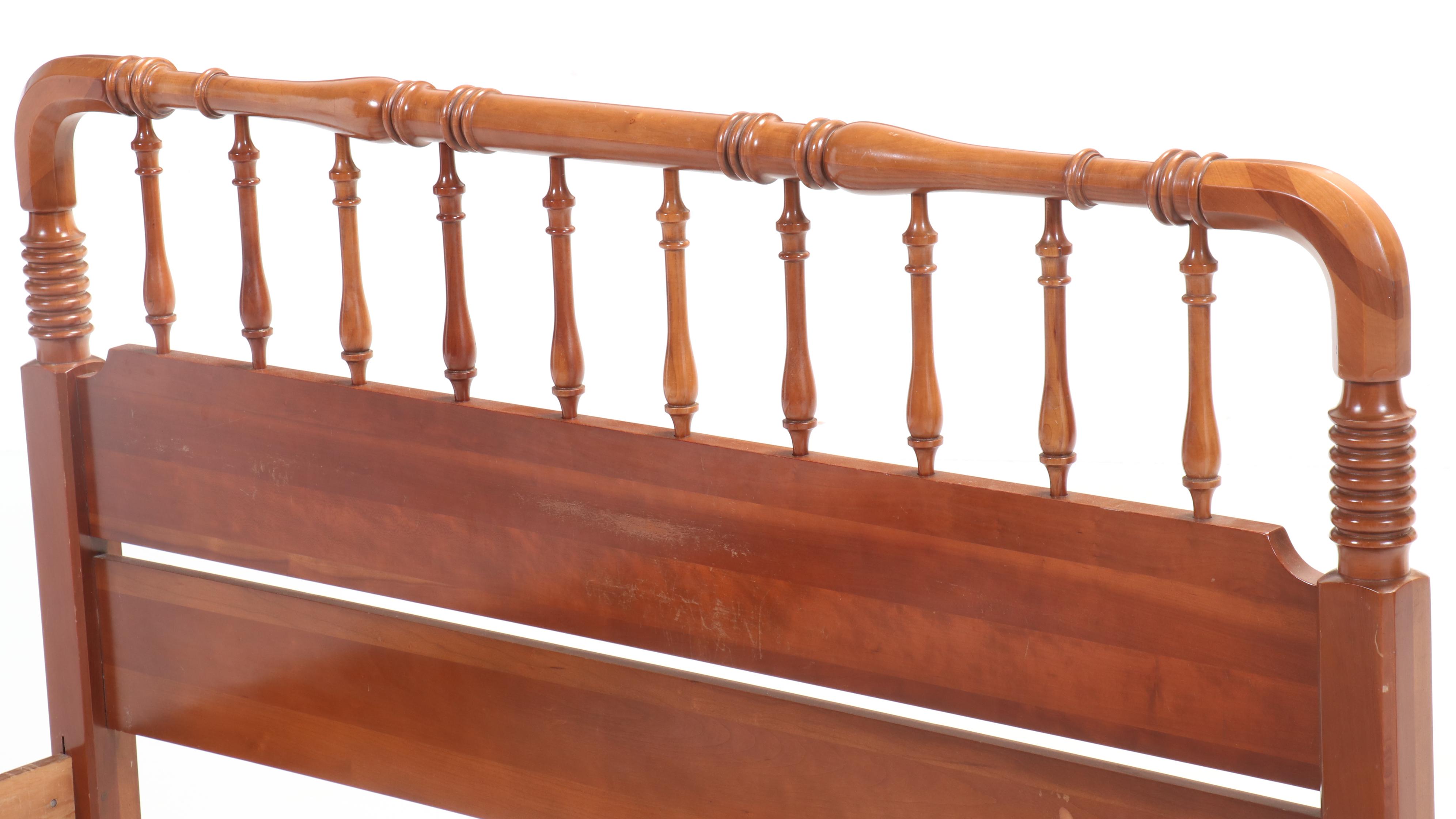 Empire Furniture Corp. Colonial Style Cherrywood Full Size Bed Frame