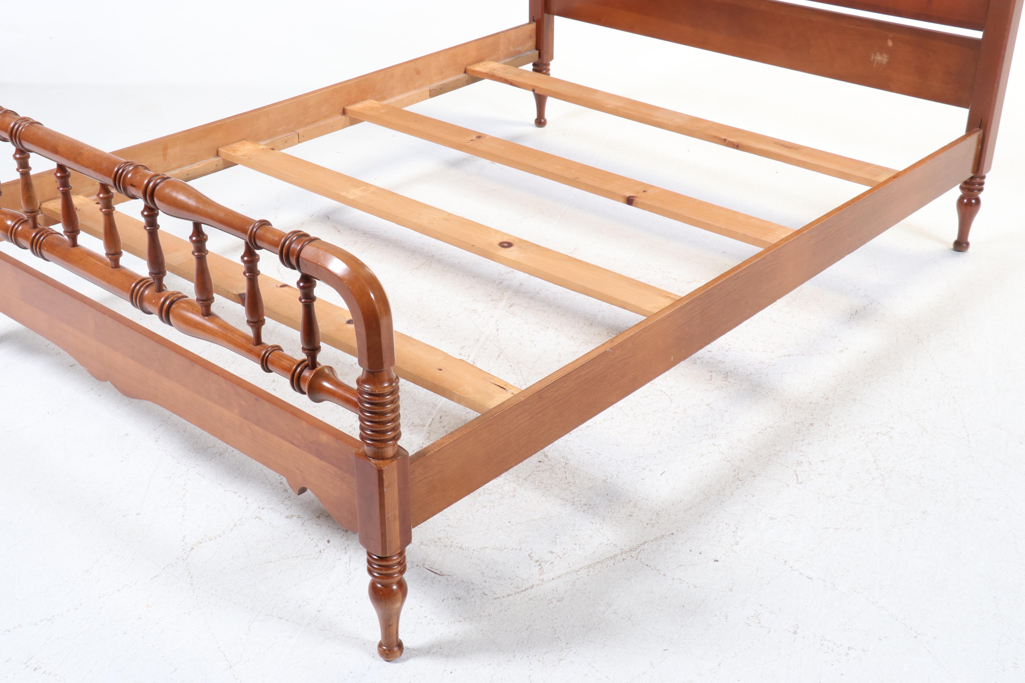 Empire Furniture Corp. Colonial Style Cherrywood Full Size Bed Frame